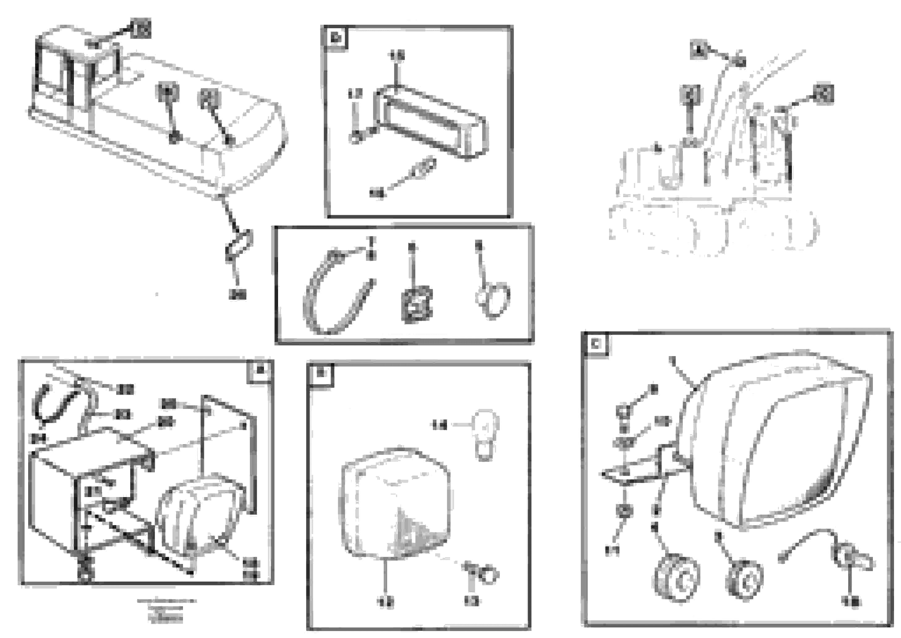 Схема запчастей Volvo EC450 - 47214 Lighting EC450 SER NO 1782-1909