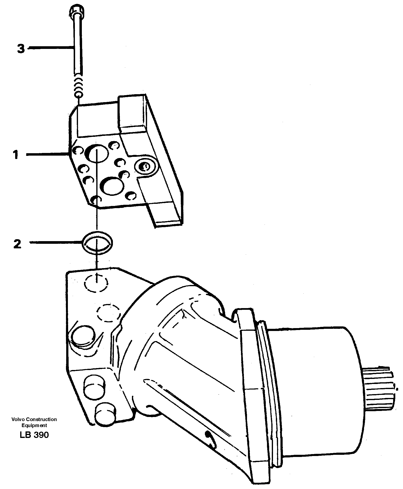 Схема запчастей Volvo EC450 - 33368 Brake valve kit EC450 SER NO 1782-1909