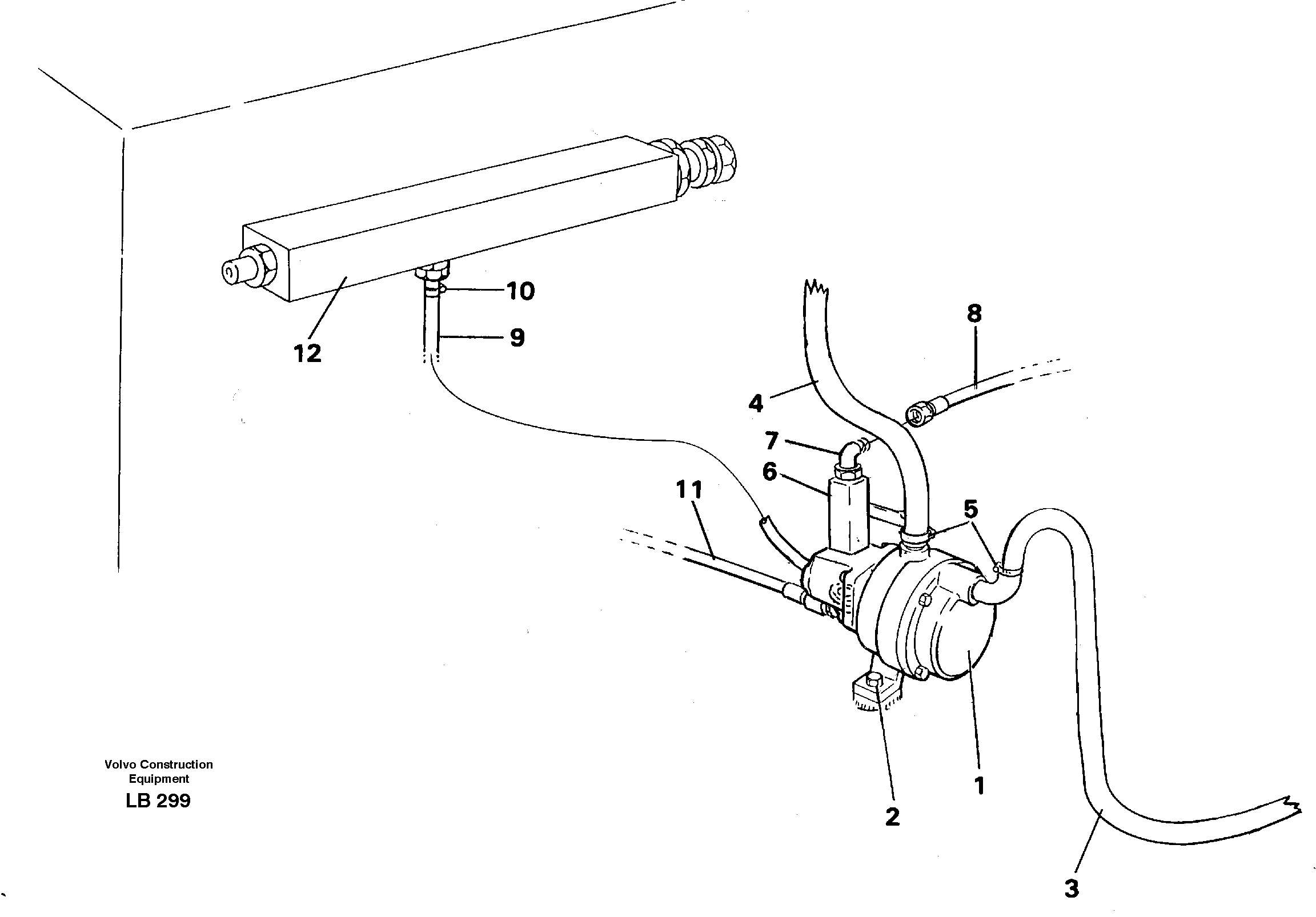 Схема запчастей Volvo EC450 - 86129 Fuel pump, hydraulic EC450 SER NO 1782-1909