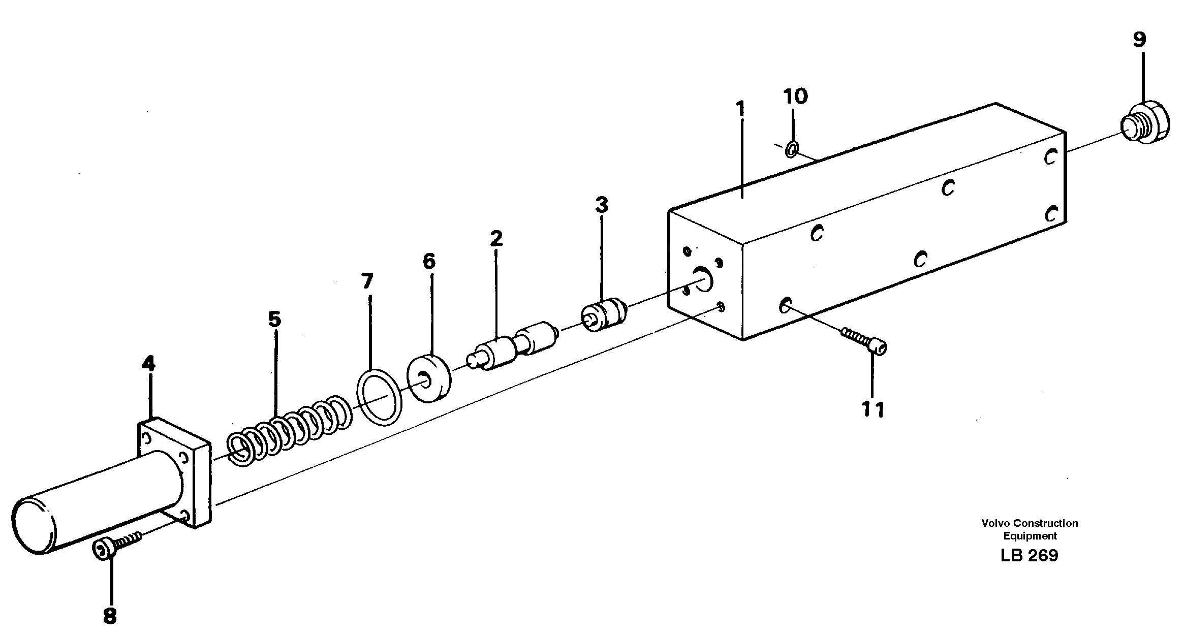 Схема запчастей Volvo EC450 - 19384 Fuel miser valve EC450 SER NO 1782-1909