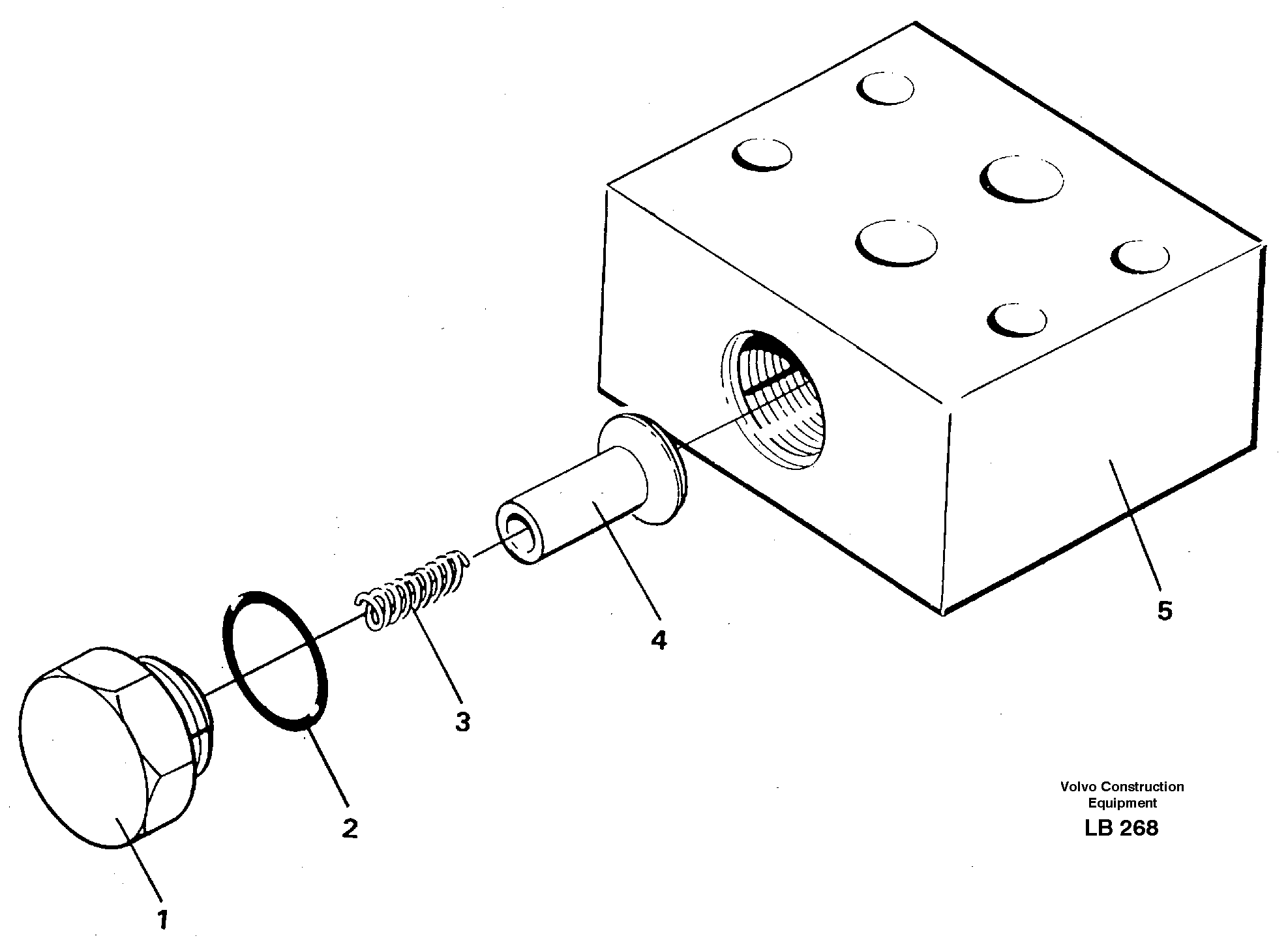 Схема запчастей Volvo EC450 - 37378 Anticavitation valve EC450 SER NO 1782-1909