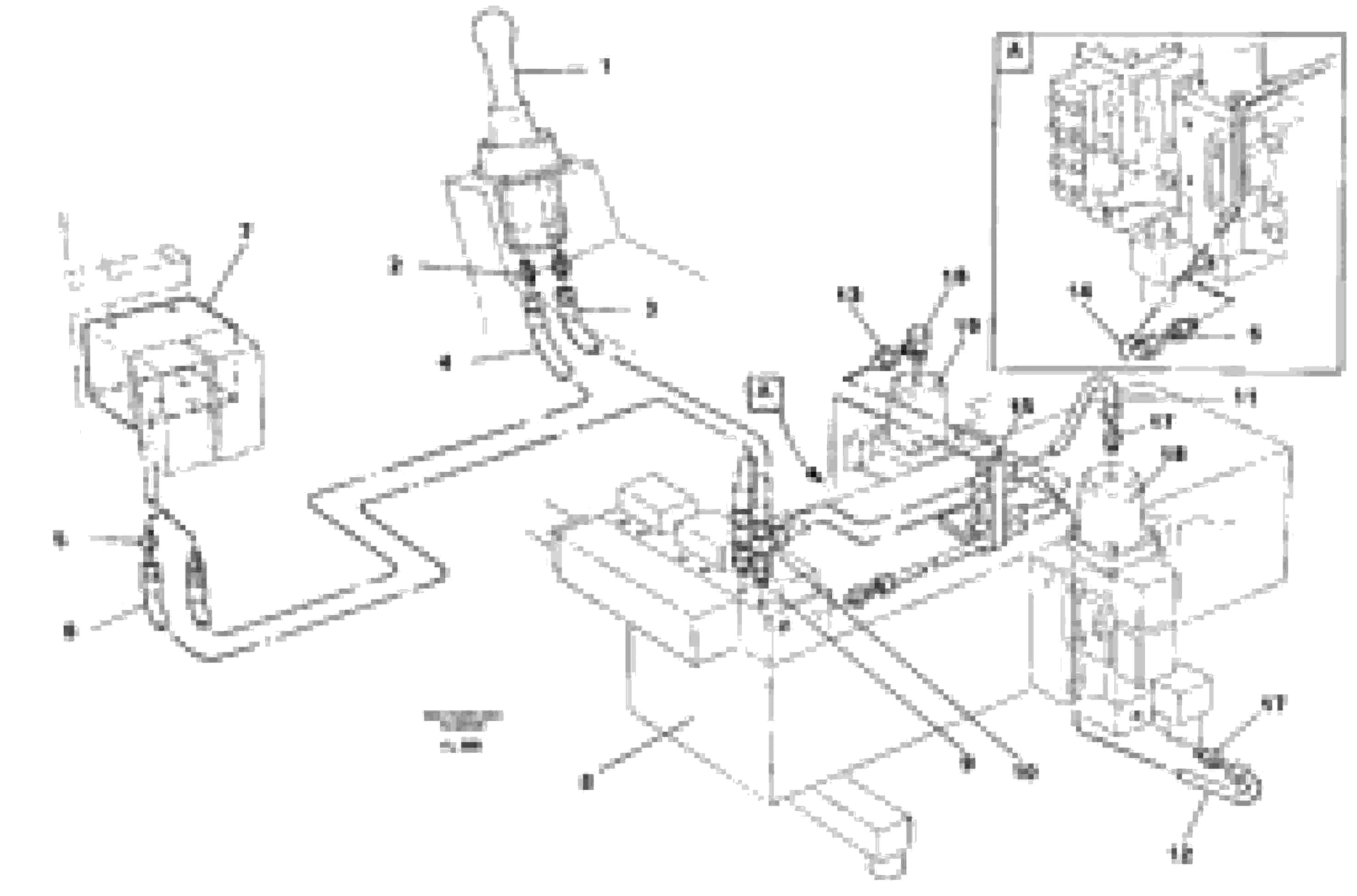 Схема запчастей Volvo EC450 - 33340 Servo hydraulics, dipper arm EC450 ?KERMAN ?KERMAN EC450 SER NO - 1781