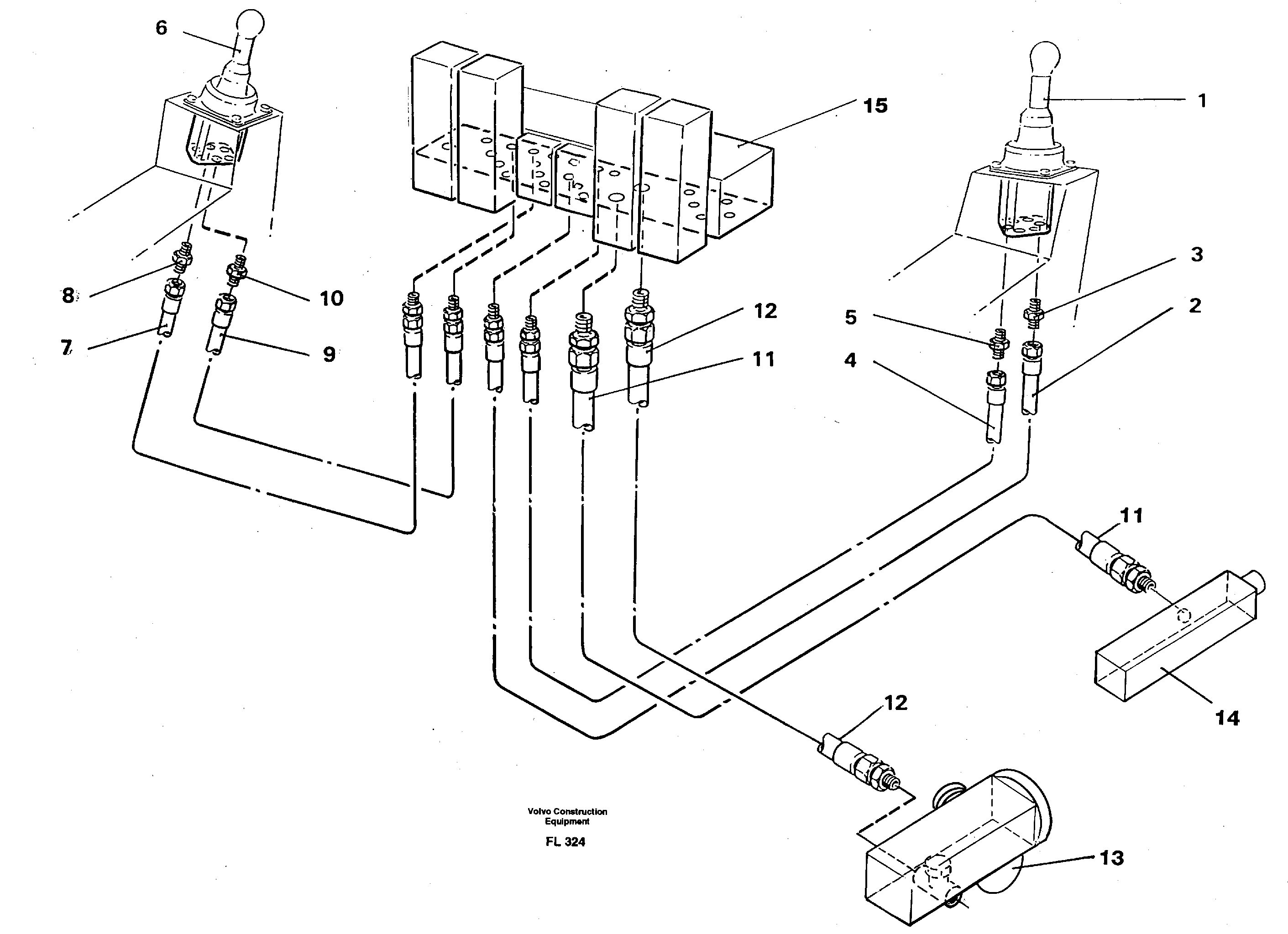 Схема запчастей Volvo EC450 - 33341 Servo hydraulic return line tank EC450 ?KERMAN ?KERMAN EC450 SER NO - 1781