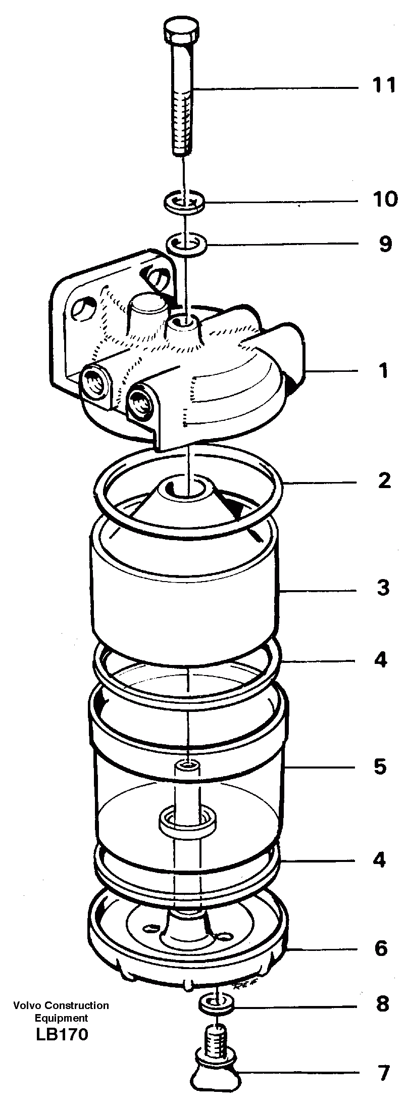 Схема запчастей Volvo EC450 - 28087 Slurry separator EC450 SER NO 1782-1909