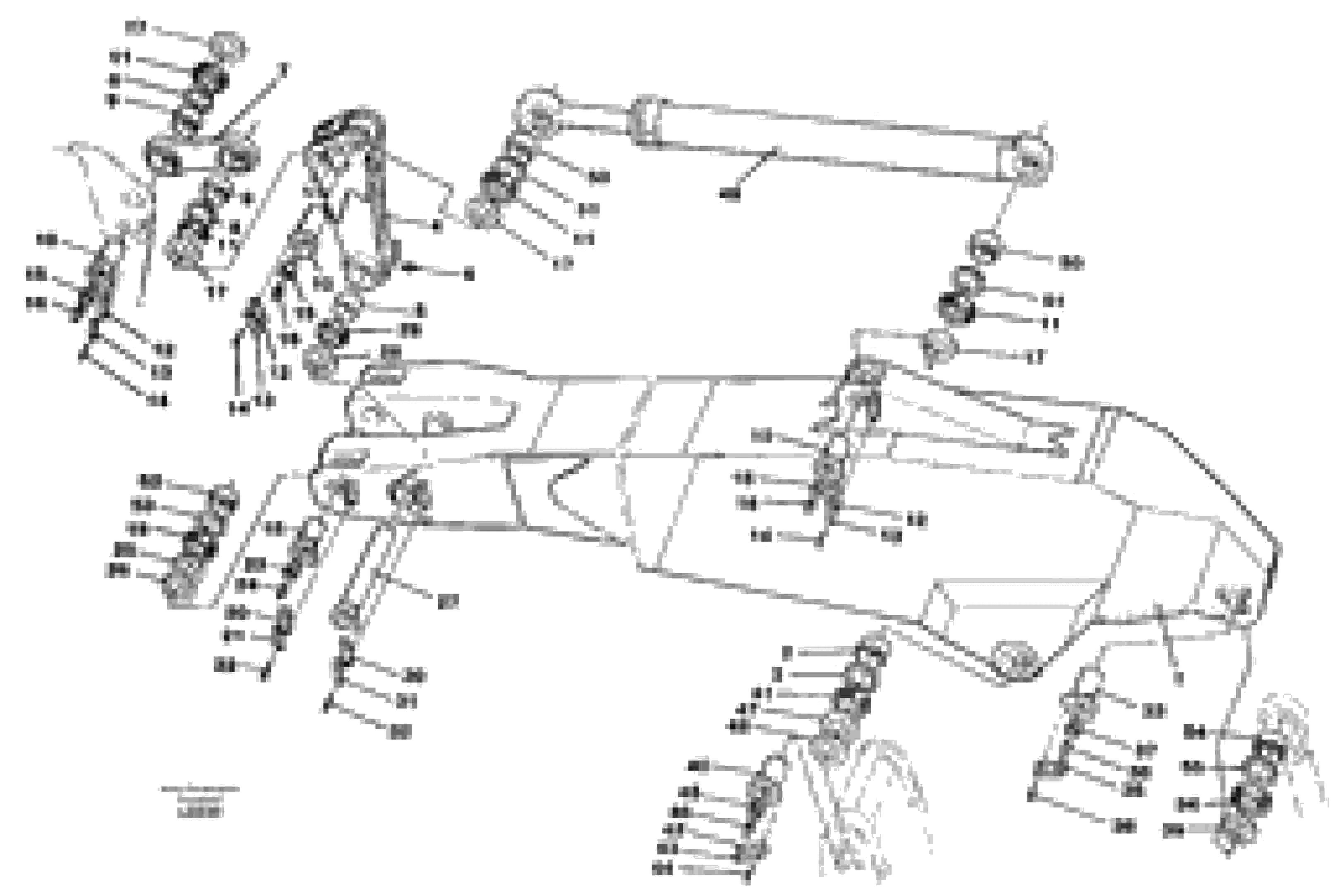 Схема запчастей Volvo EC450 - 37836 Backhoe dipper arm incl. connections EC450 SER NO 1782-1909