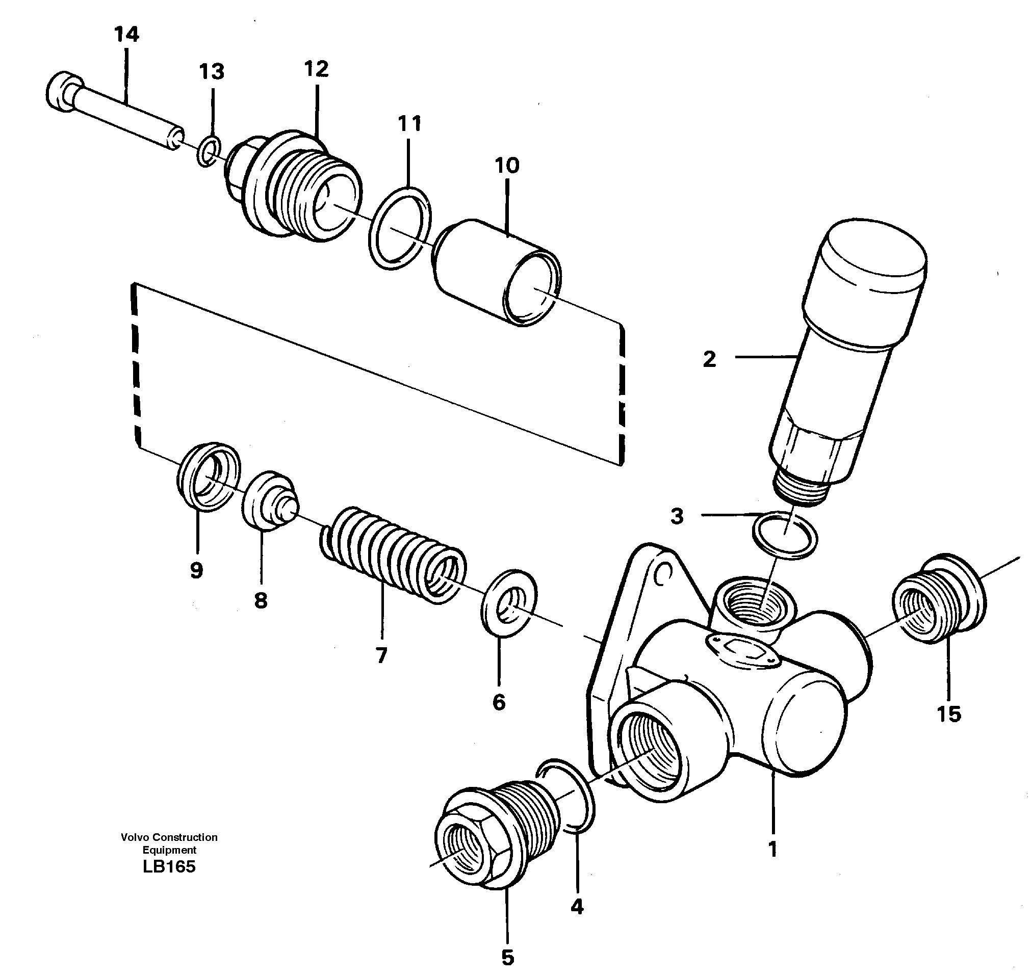 Схема запчастей Volvo EC450 - 97443 Feed pump EC450 SER NO 1782-1909