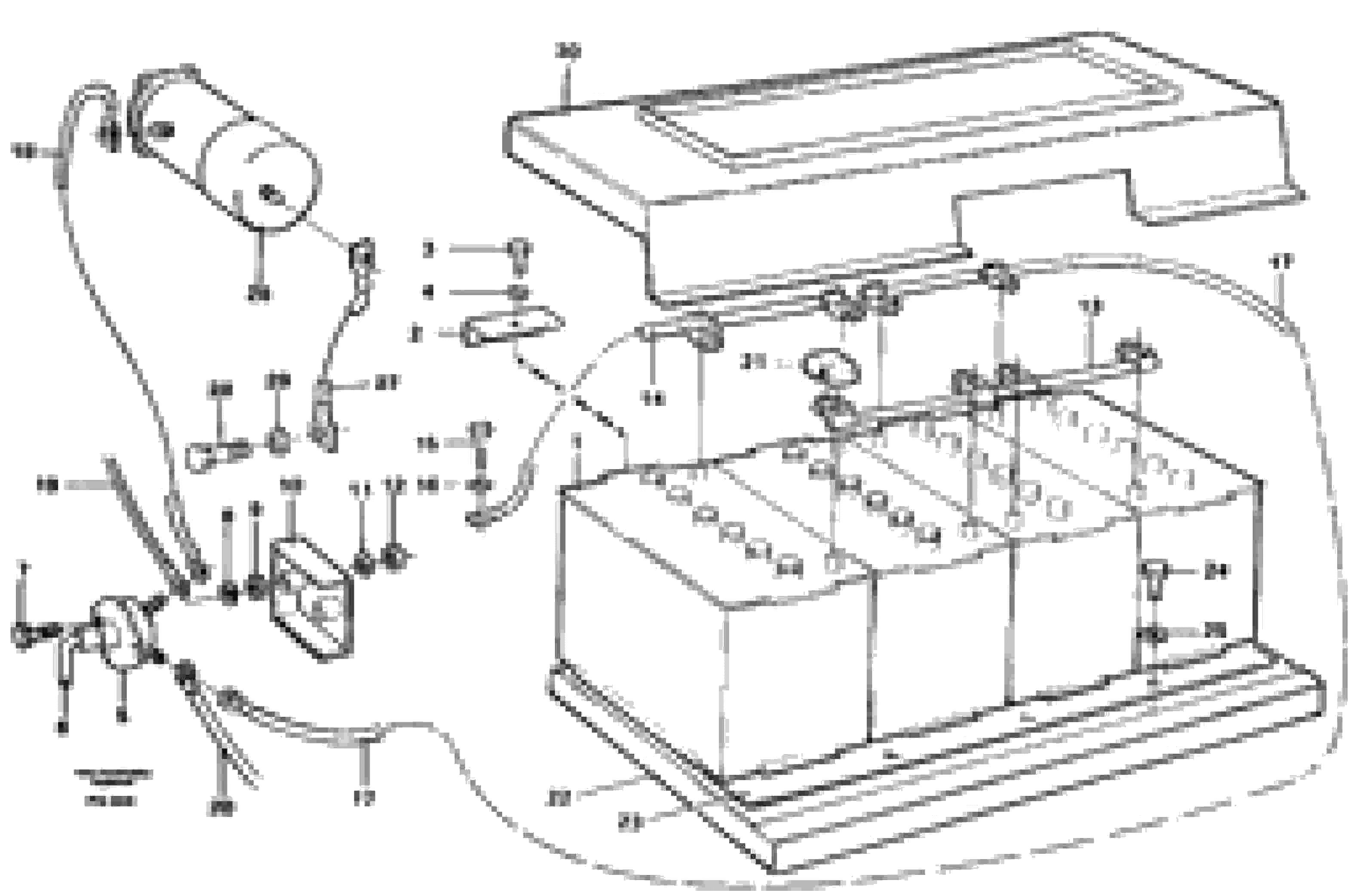 Схема запчастей Volvo EW130C - 4570 Battery with assembling details EW130C ?KERMAN ?KERMAN EW130C SER NO - 583