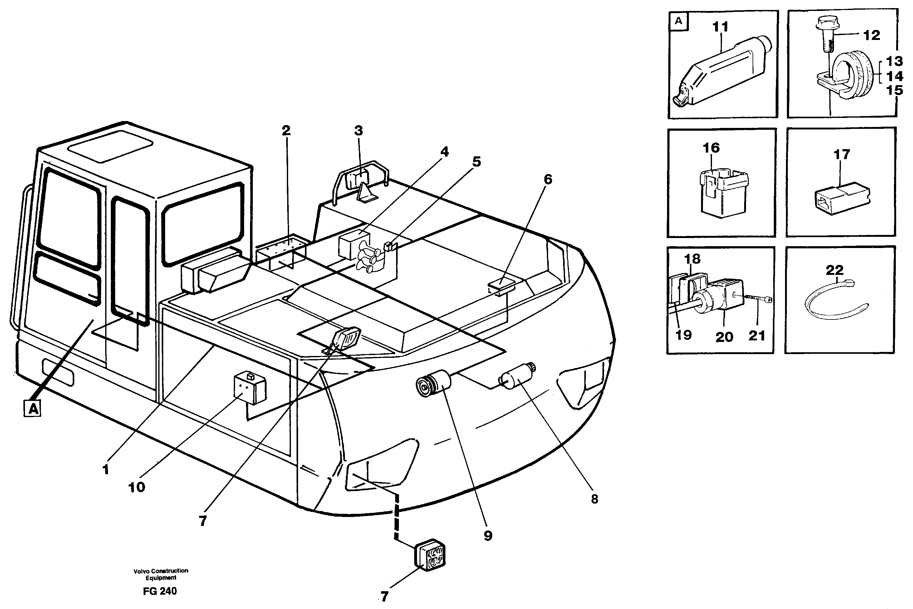 Схема запчастей Volvo EW130C - 31488 Cable harness, upper section EW130C ?KERMAN ?KERMAN EW130C SER NO - 583