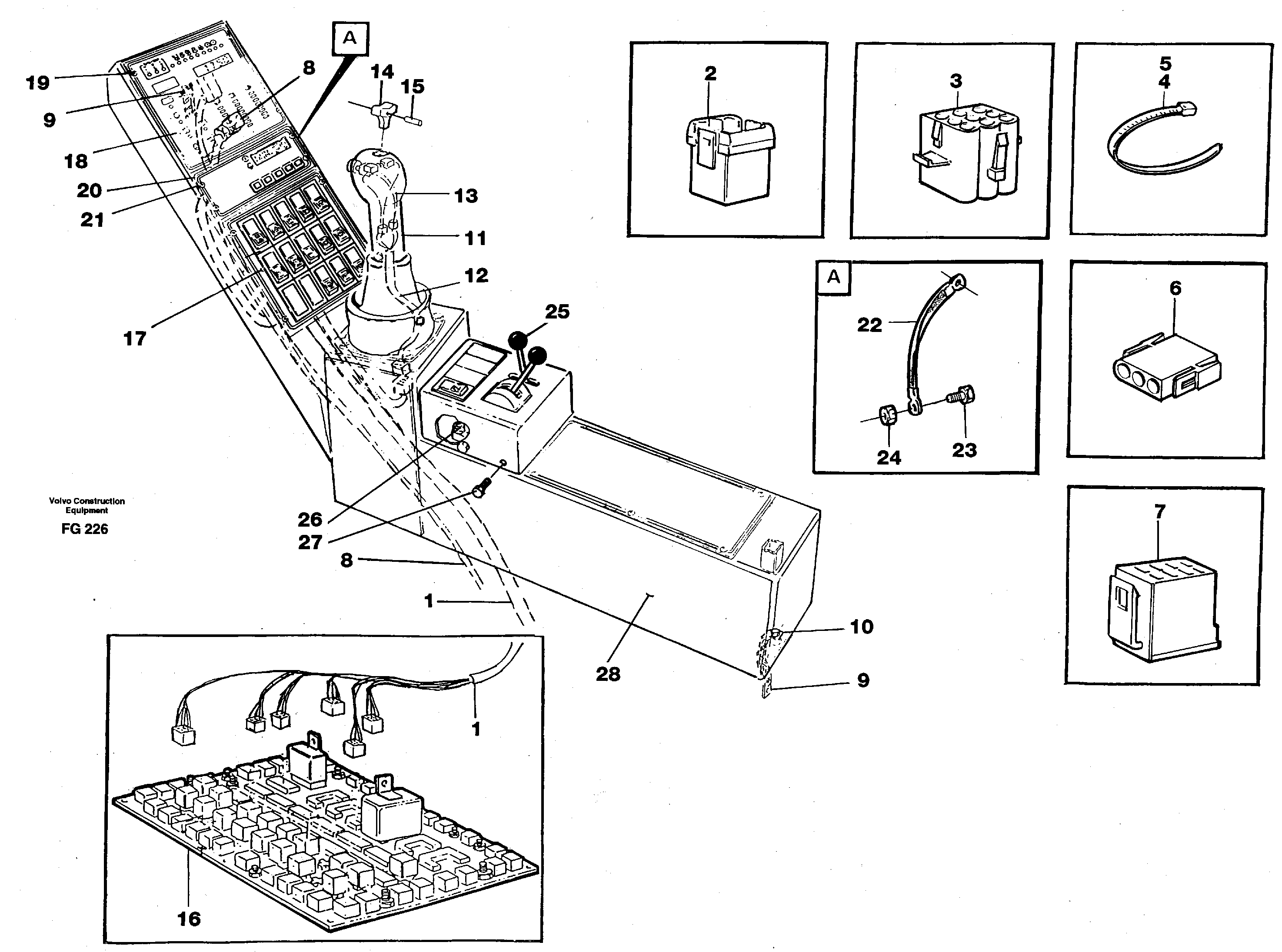 Схема запчастей Volvo EW130C - 50429 Cable harness, side panel, right EW130C ?KERMAN ?KERMAN EW130C SER NO - 583