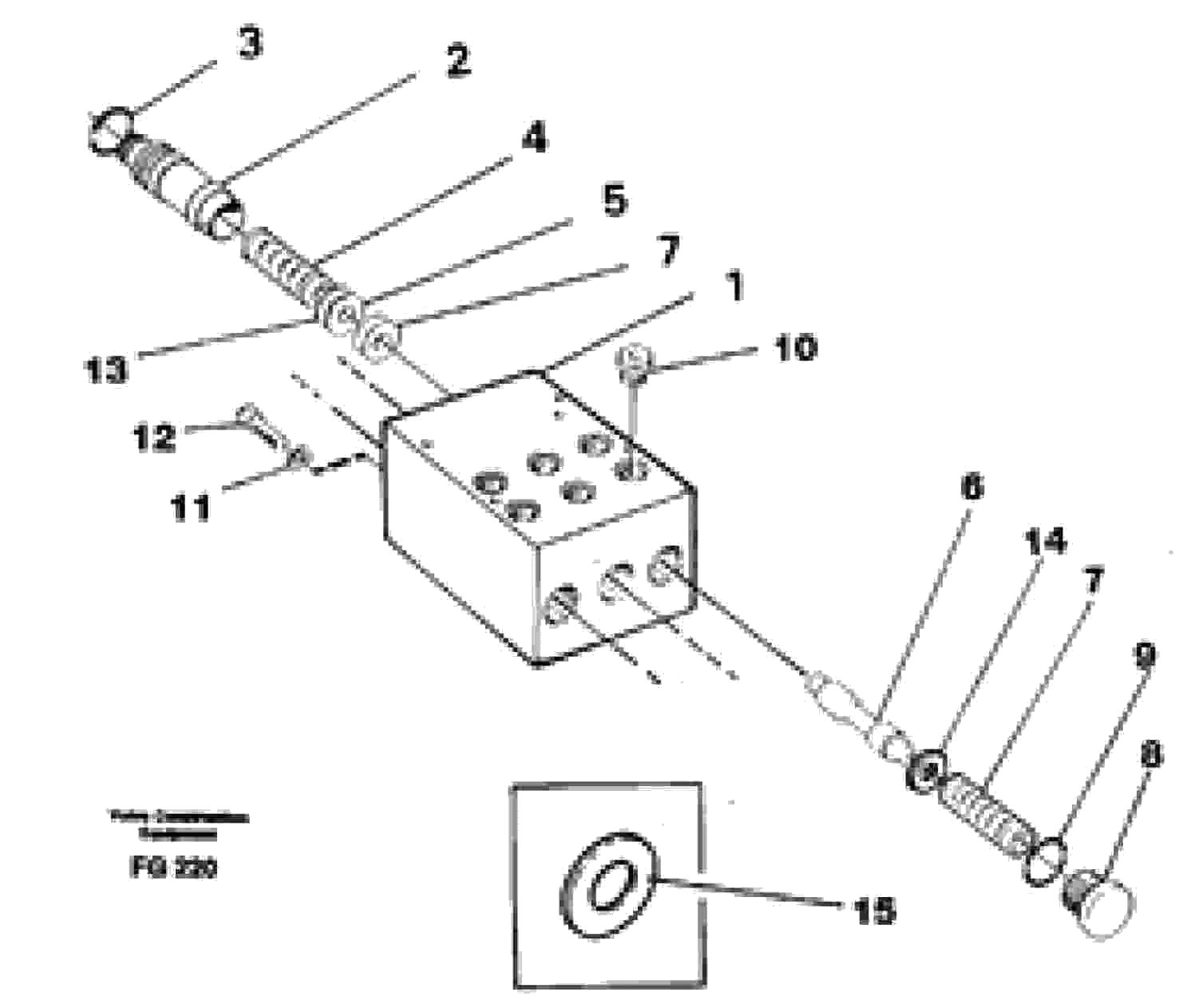 Схема запчастей Volvo EW130C - 5335 Pedal valve EW130C ?KERMAN ?KERMAN EW130C SER NO - 583