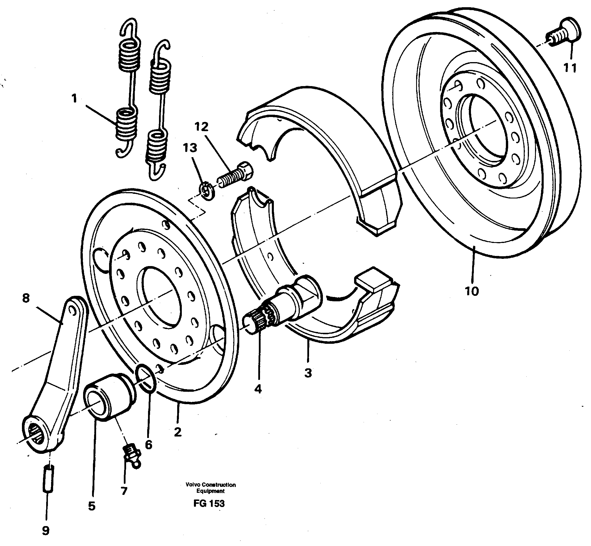 Схема запчастей Volvo EW130C - 92260 Universaljoint brake EW130C ?KERMAN ?KERMAN EW130C SER NO - 583