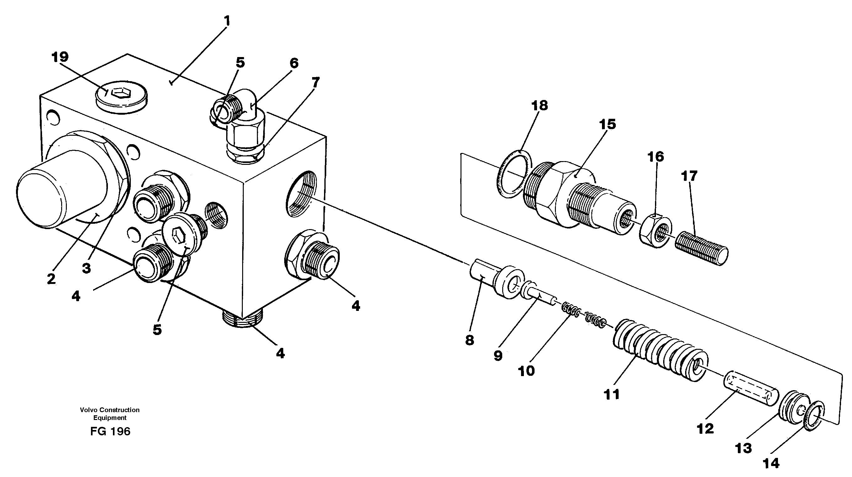 Схема запчастей Volvo EW130C - 5667 Tank connection EW130C ?KERMAN ?KERMAN EW130C SER NO - 583