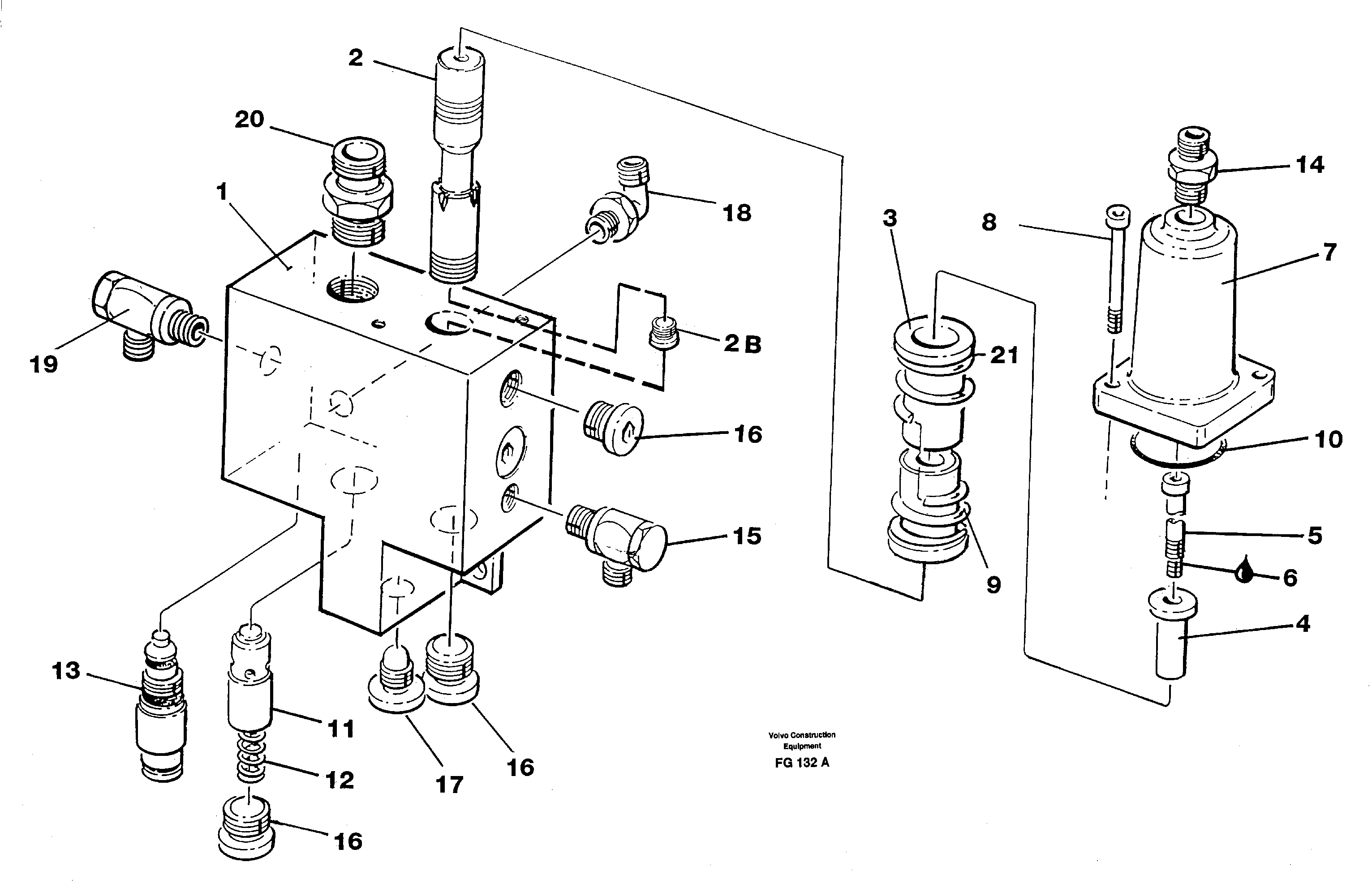 Схема запчастей Volvo EW130C - 5680 Hose rupture valve, boom cylinder EW130C ?KERMAN ?KERMAN EW130C SER NO - 583