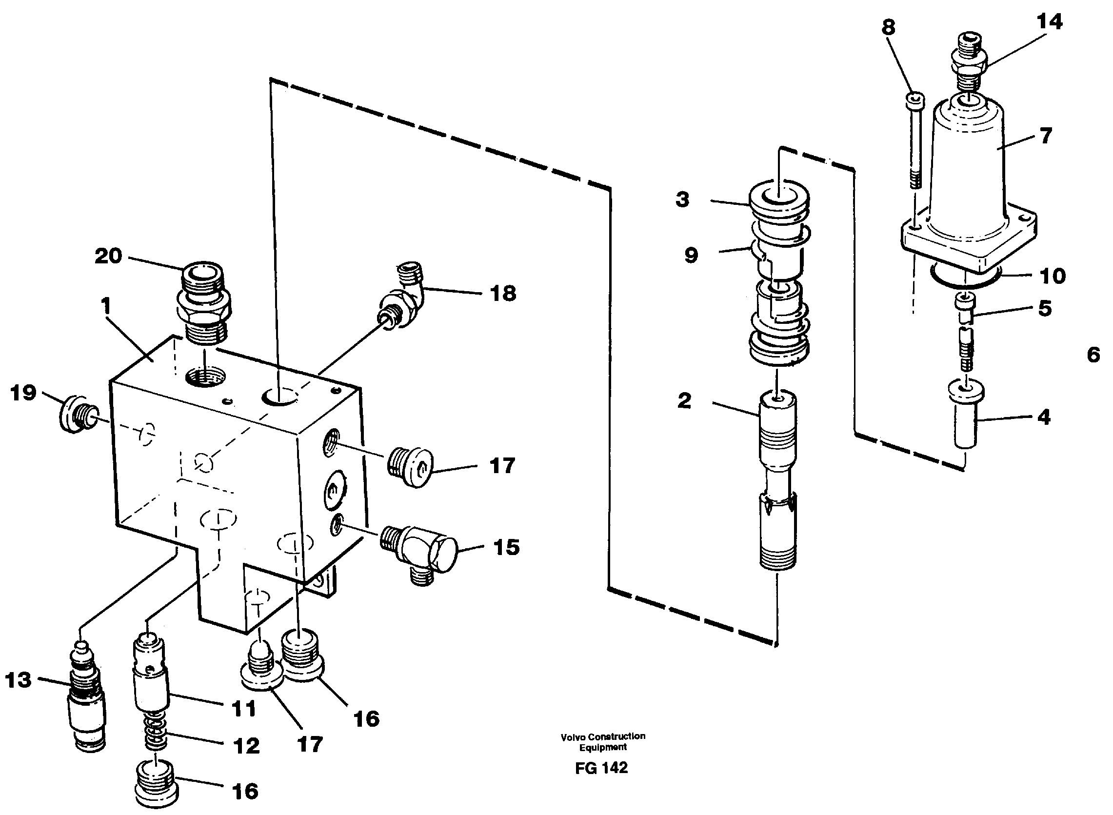 Схема запчастей Volvo EW130C - 5681 Hose rupture valve, adjustable boom EW130C ?KERMAN ?KERMAN EW130C SER NO - 583