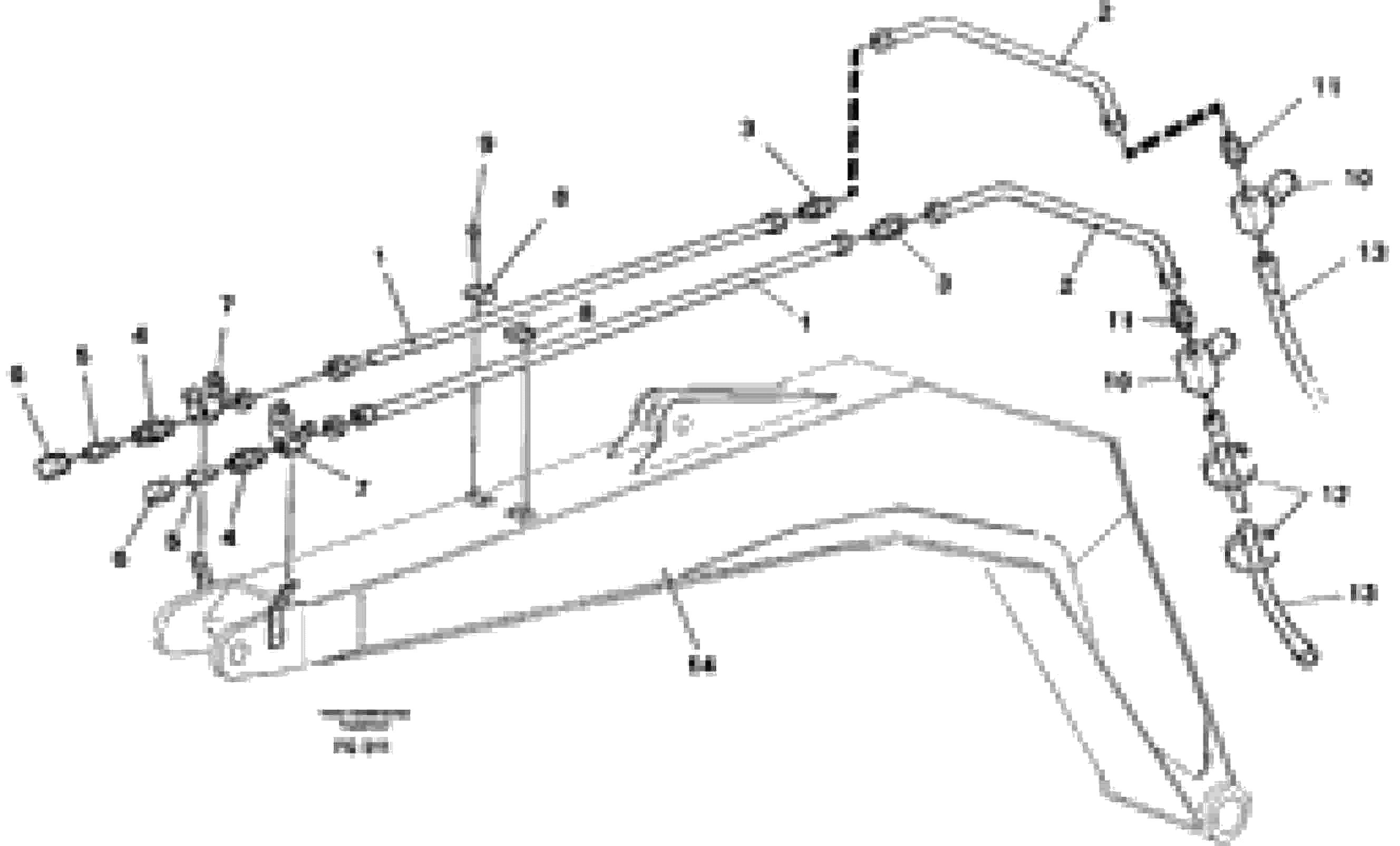 Схема запчастей Volvo EW130C - 5775 Slope/grab bucket equipment, boom 4.4m EW130C ?KERMAN ?KERMAN EW130C SER NO - 583