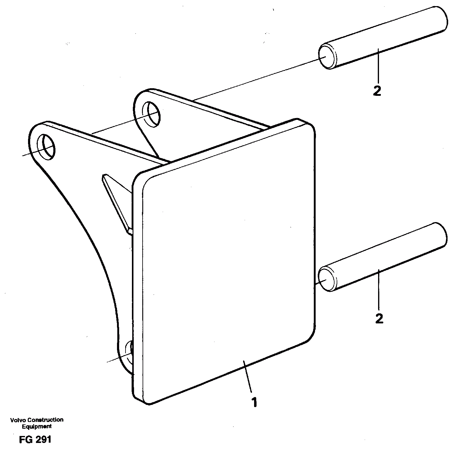 Схема запчастей Volvo EW130C - 30366 Hammer plate EW130C ?KERMAN ?KERMAN EW130C SER NO - 583