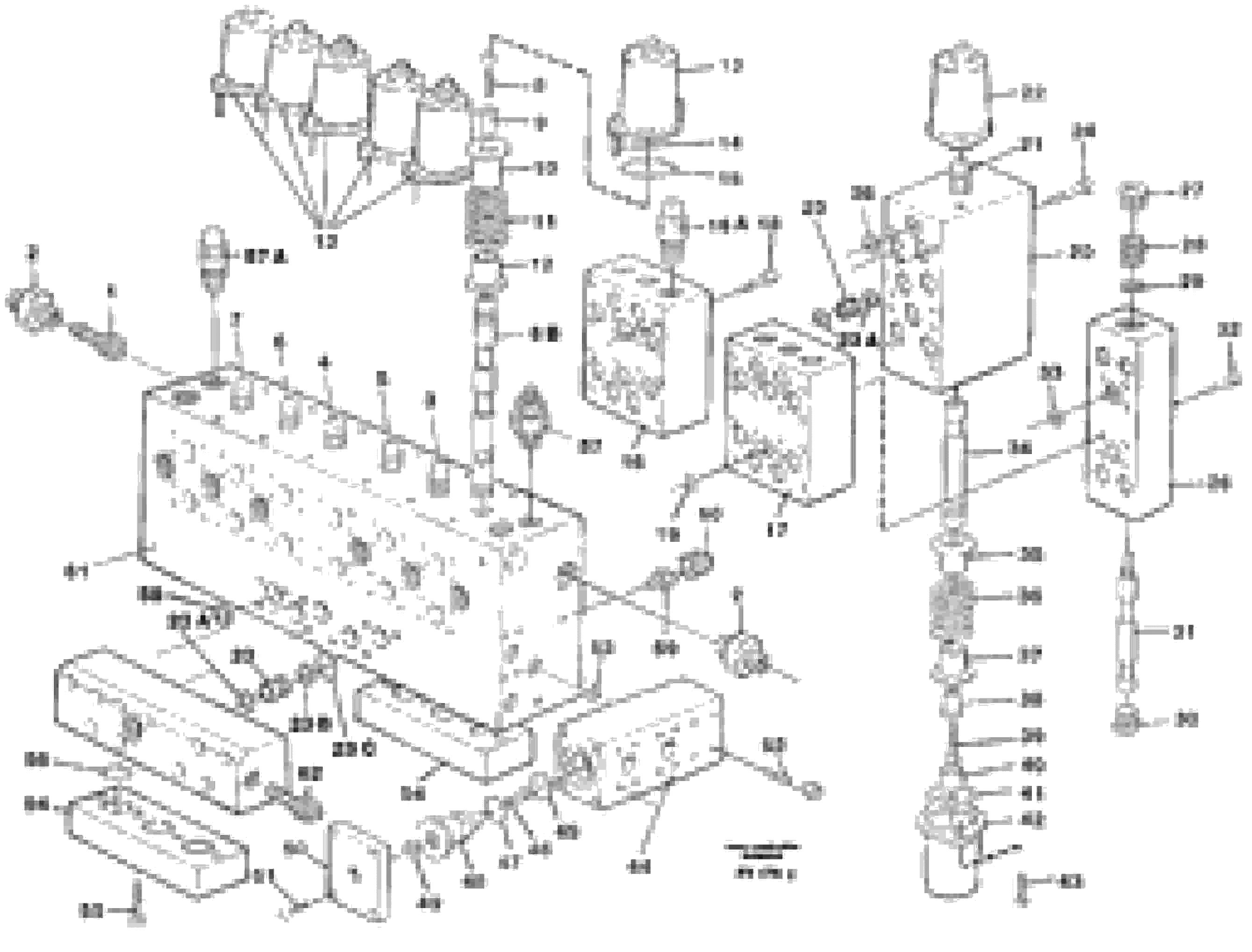 Схема запчастей Volvo EW130C - 102628 Main valve assembly, valves EW130C SER NO 584-