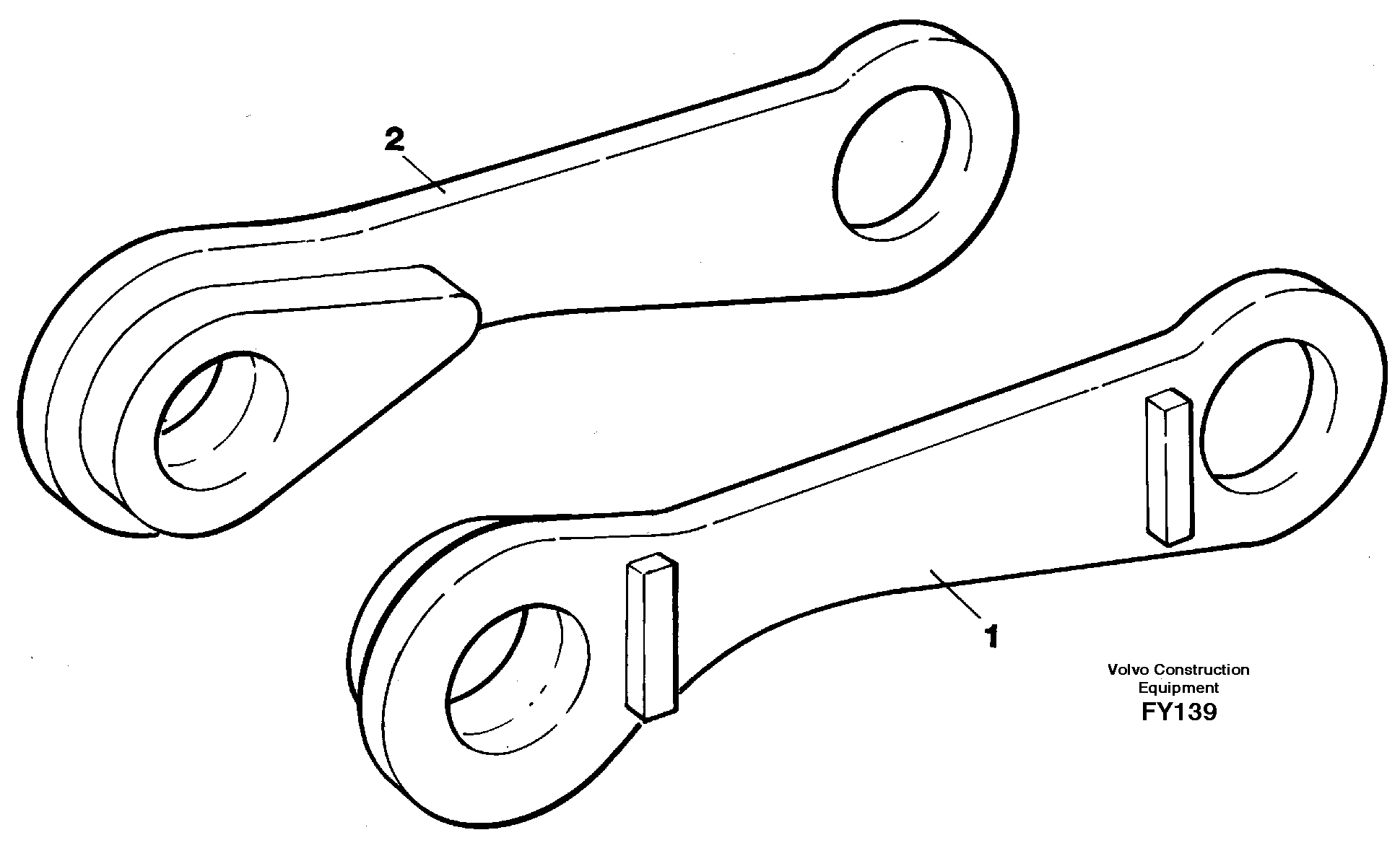 Схема запчастей Volvo EW130C - 41059 Lever EW130C SER NO 584-