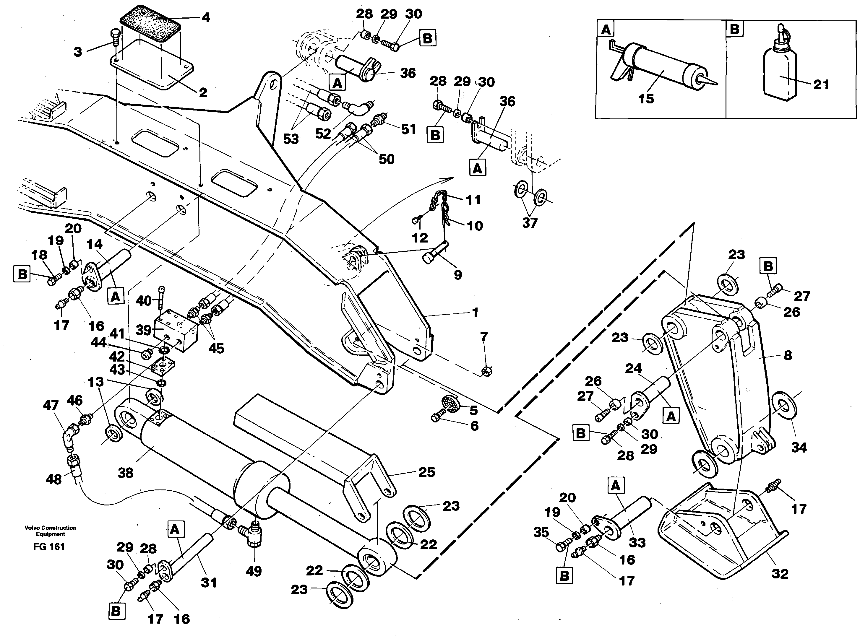 Схема запчастей Volvo EW130C - 7683 Stabilisors flexible plates EW130C ?KERMAN ?KERMAN EW130C SER NO - 583