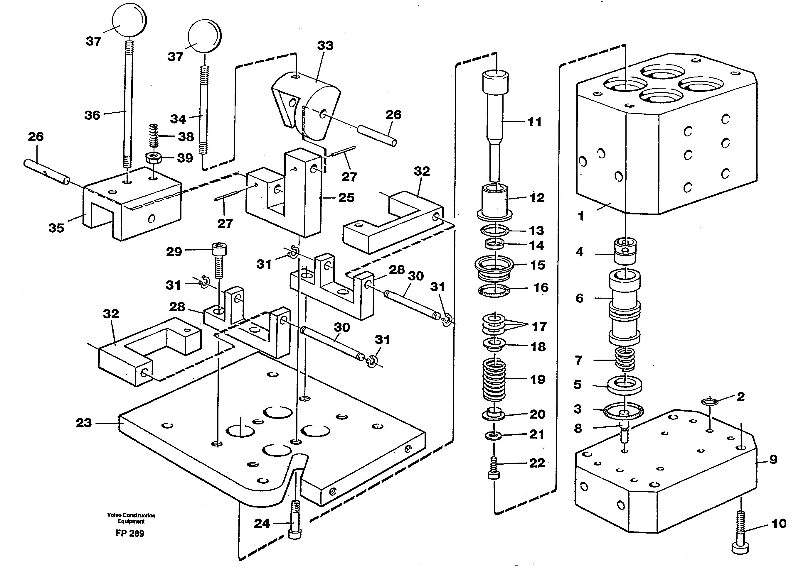 Схема запчастей Volvo EW150C - 10459 Control pressure valve EW150C ?KERMAN ?KERMAN EW150C SER NO - 688