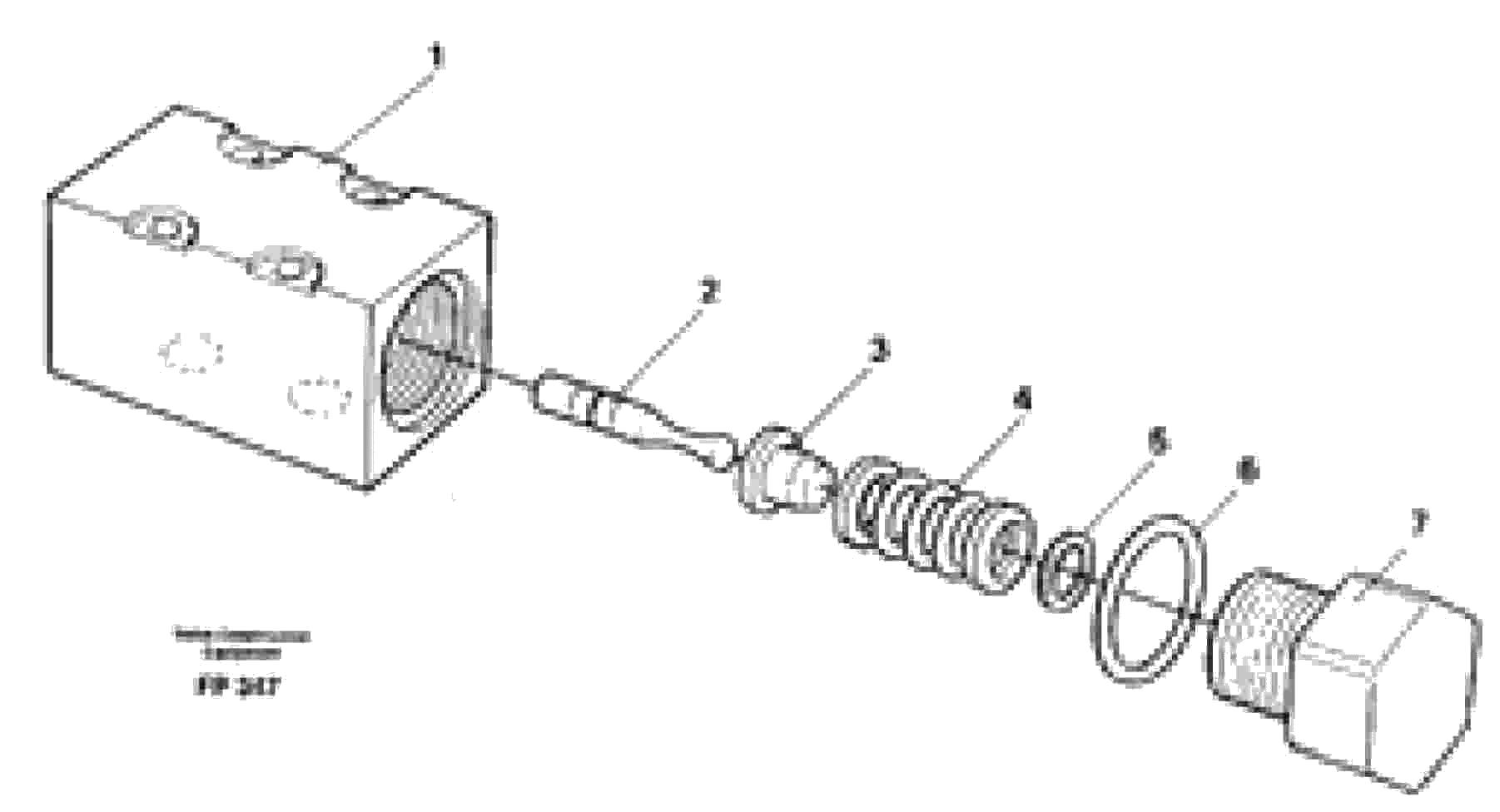 Схема запчастей Volvo EW150C - 28602 Pressure limiting valve EW150C ?KERMAN ?KERMAN EW150C SER NO - 688