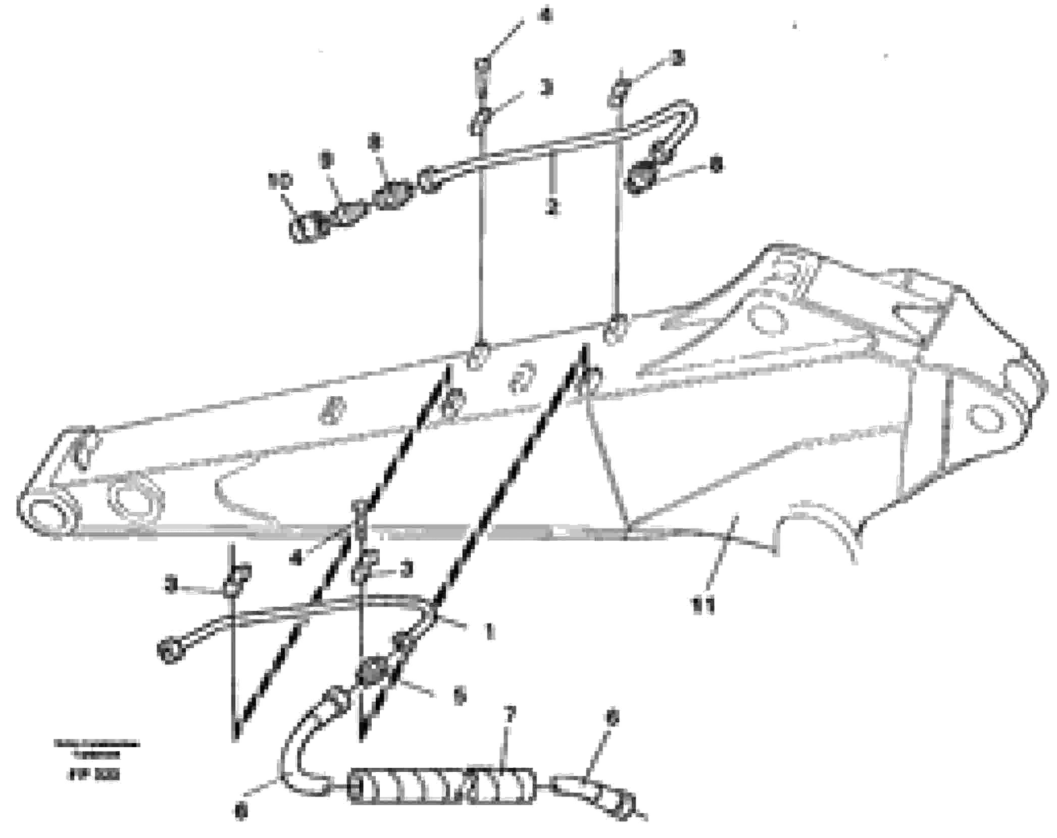 Схема запчастей Volvo EW150C - 31442 Slope bucket equipment, dipper arm EW150C ?KERMAN ?KERMAN EW150C SER NO - 688