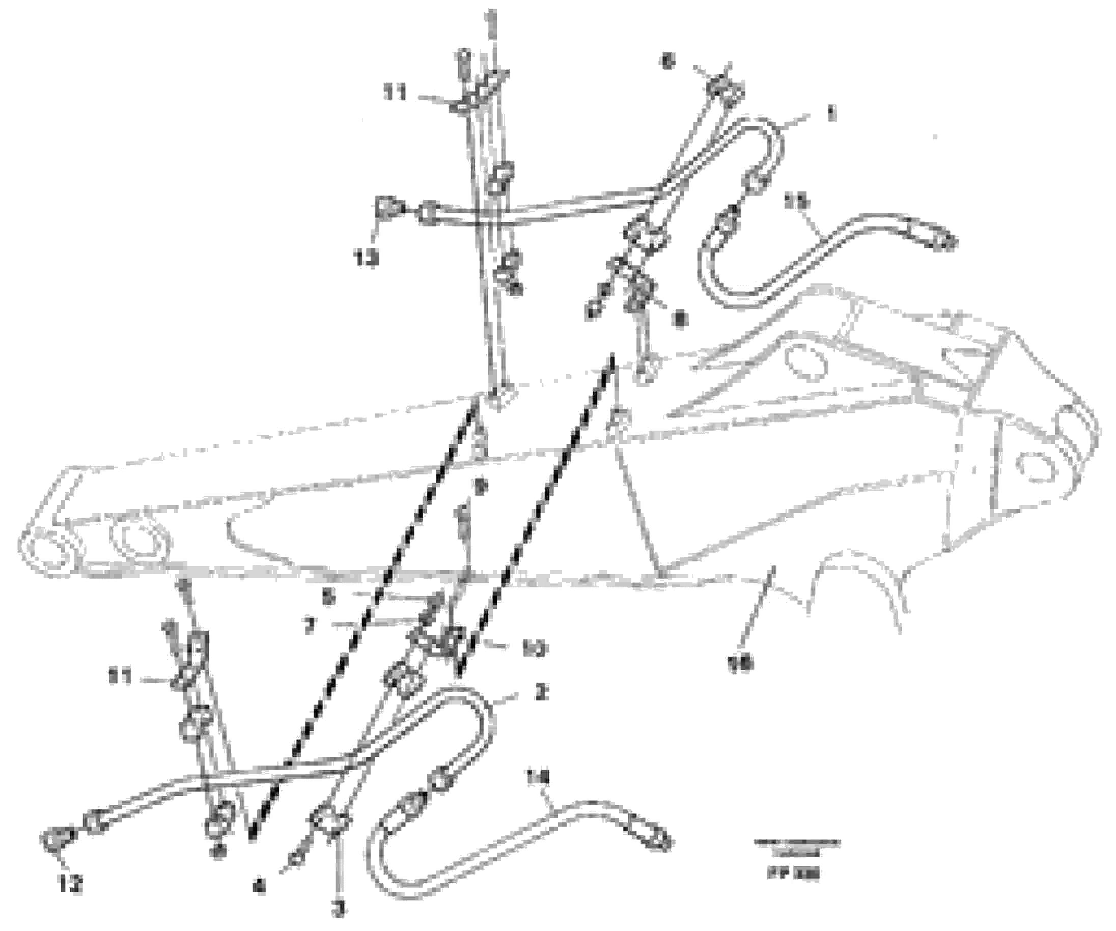 Схема запчастей Volvo EW150C - 31444 Hammer equipment, dipper arm, 2.0 m/2.4 m EW150C ?KERMAN ?KERMAN EW150C SER NO - 688