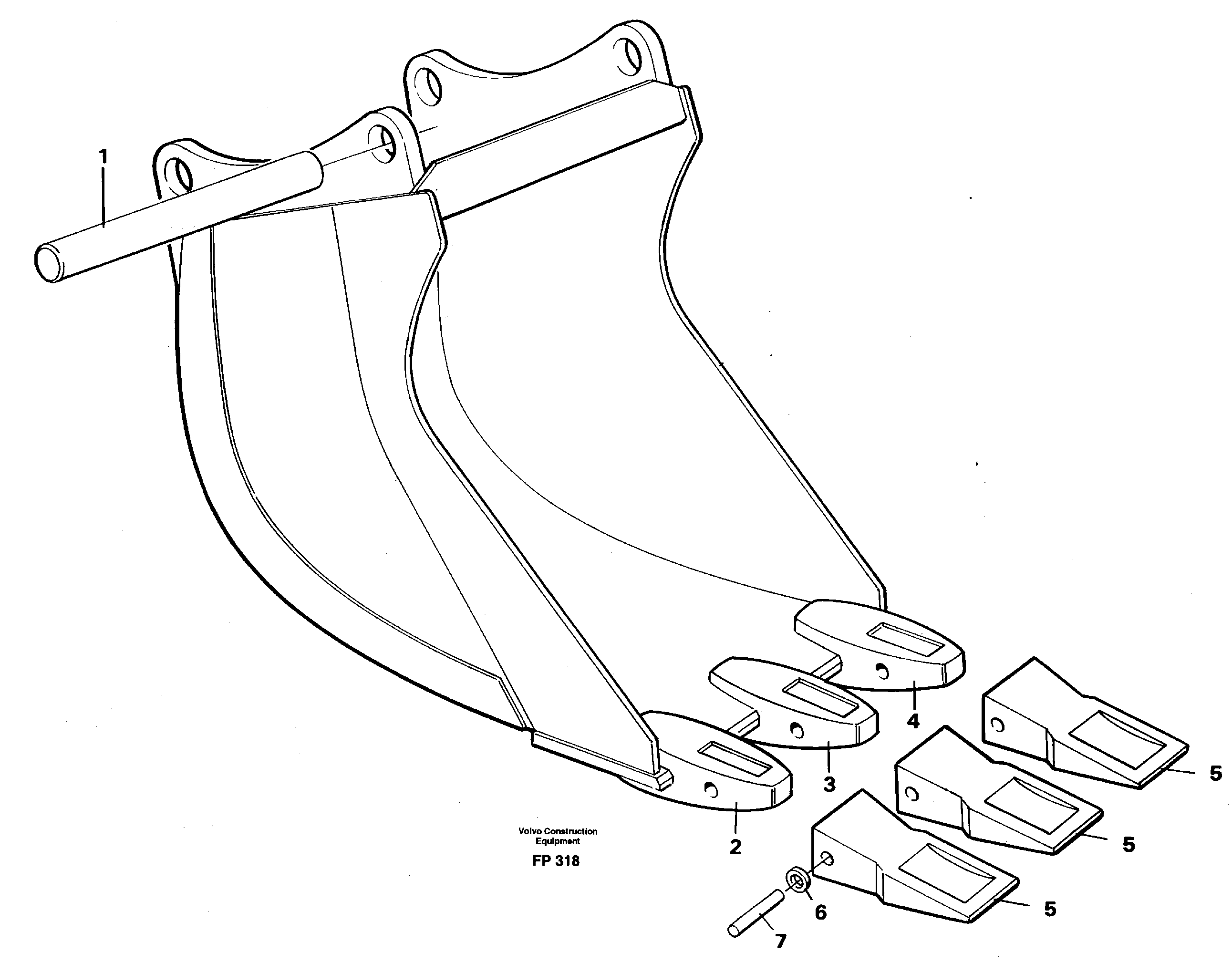 Схема запчастей Volvo EW150C - 31347 Cable bucket EW150C ?KERMAN ?KERMAN EW150C SER NO - 688