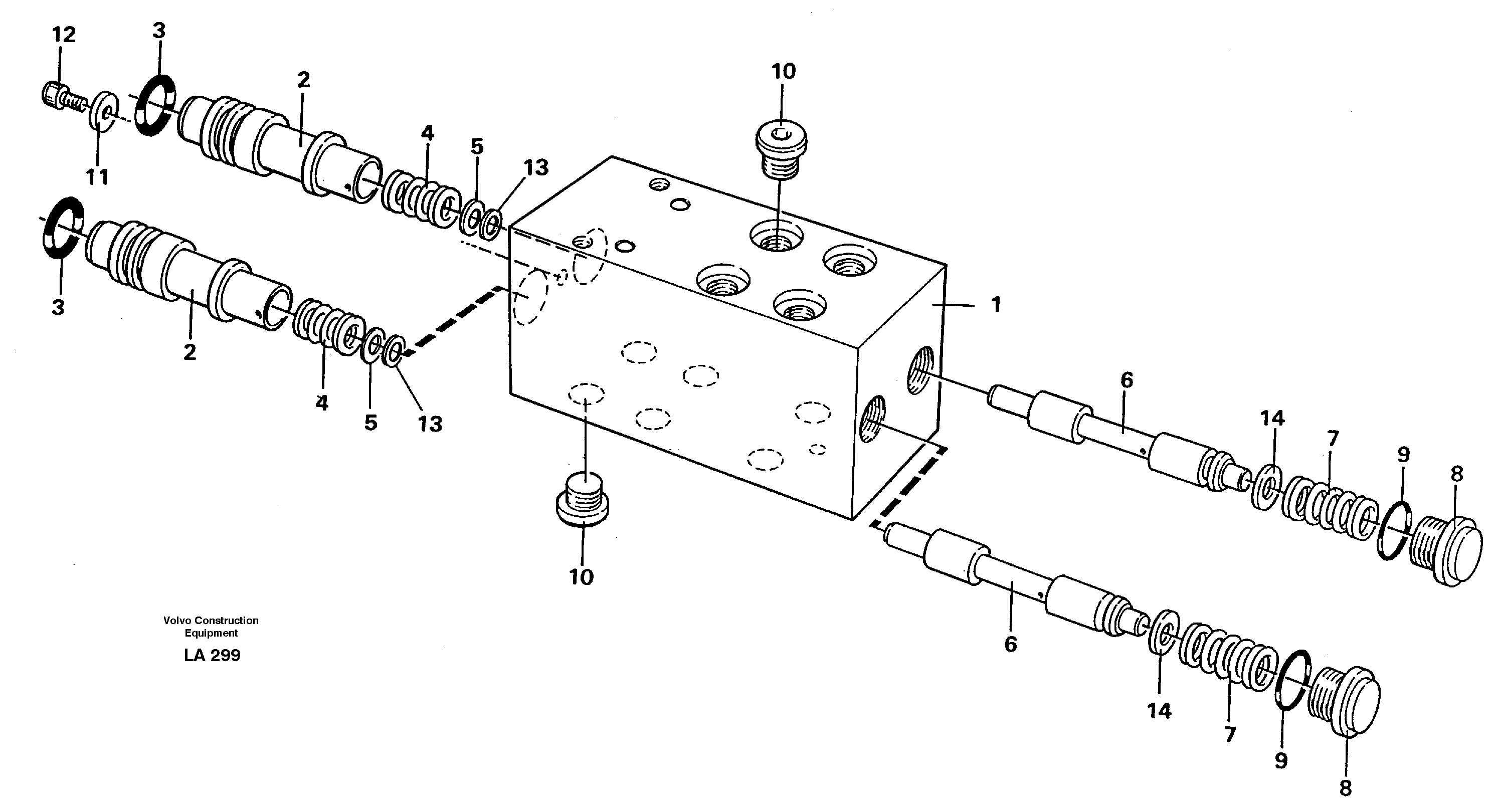 Схема запчастей Volvo EW150C - 7994 Pedal valve EW150C SER NO 689-