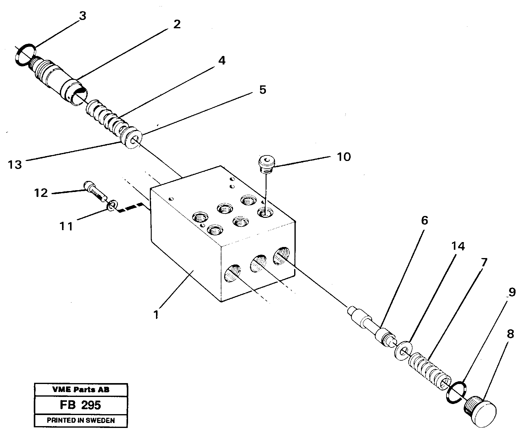 Схема запчастей Volvo EW230B - 40876 Pedal valve EW230B ?KERMAN ?KERMAN EW230B