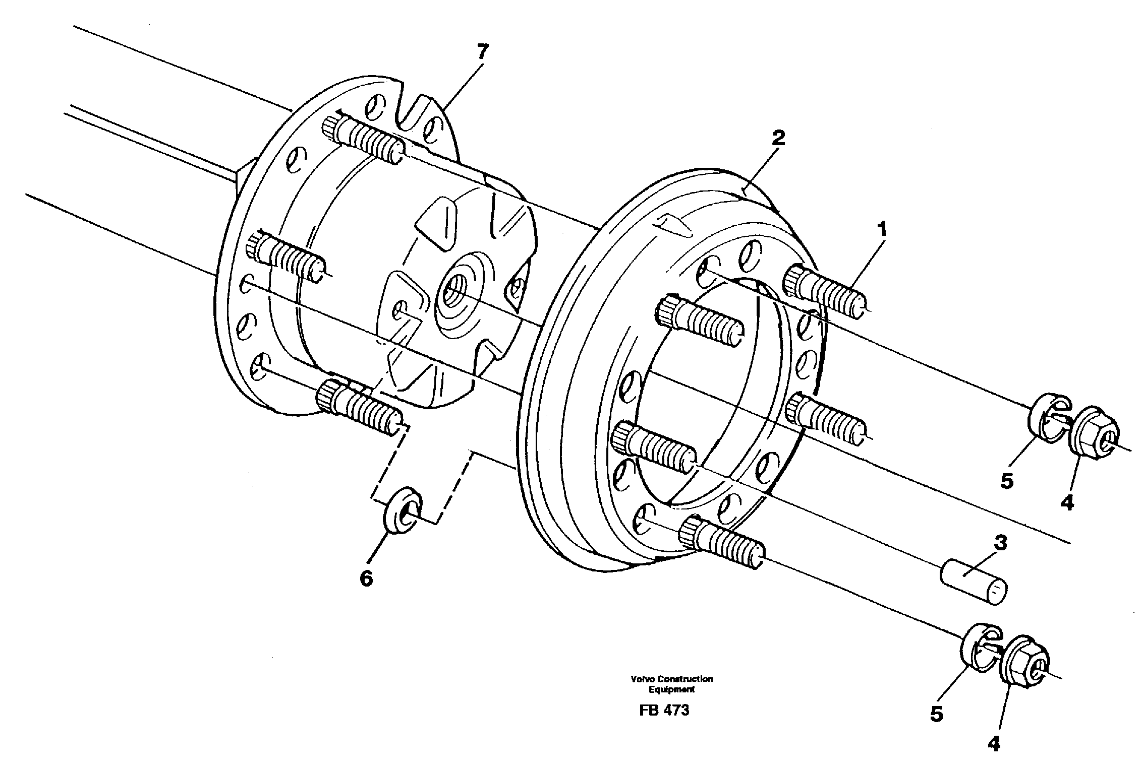 Схема запчастей Volvo EW230B - 26668 Widening ring EW230B ?KERMAN ?KERMAN EW230B