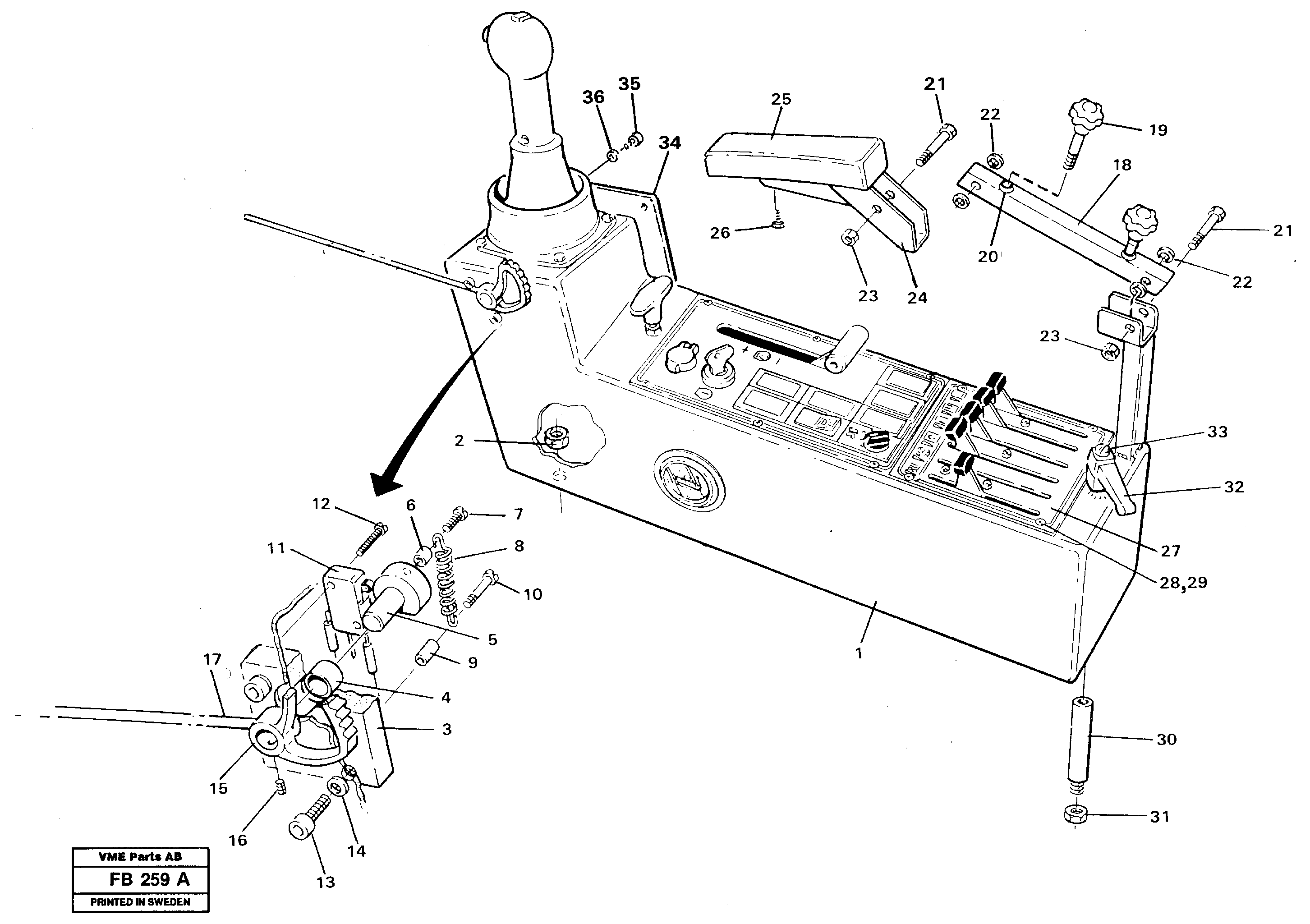 Схема запчастей Volvo EW230B - 31743 Side panel, Lh EW230B ?KERMAN ?KERMAN EW230B