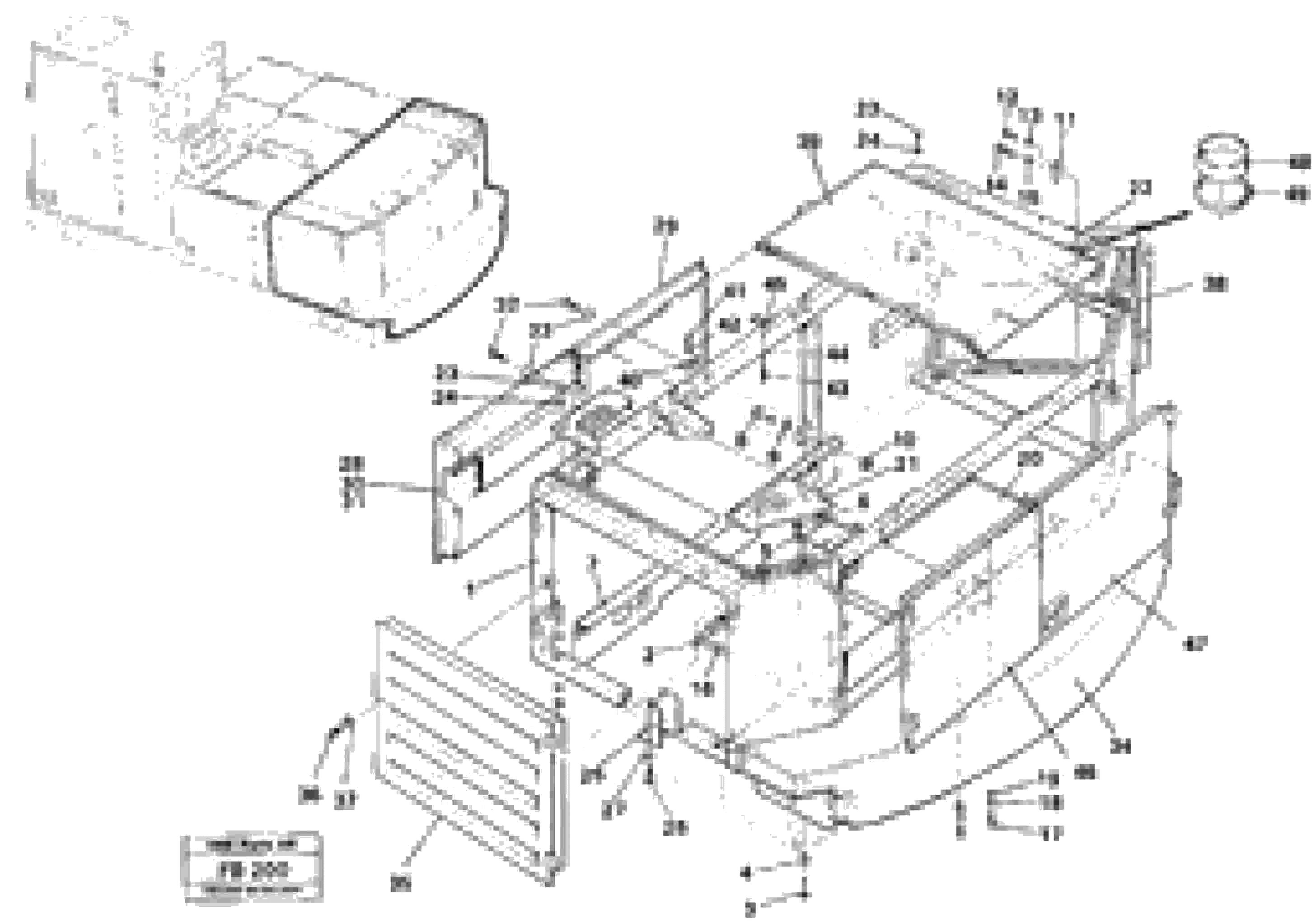 Схема запчастей Volvo EW230B - 31749 Крышка двигателя верхняя EW230B ?KERMAN ?KERMAN EW230B