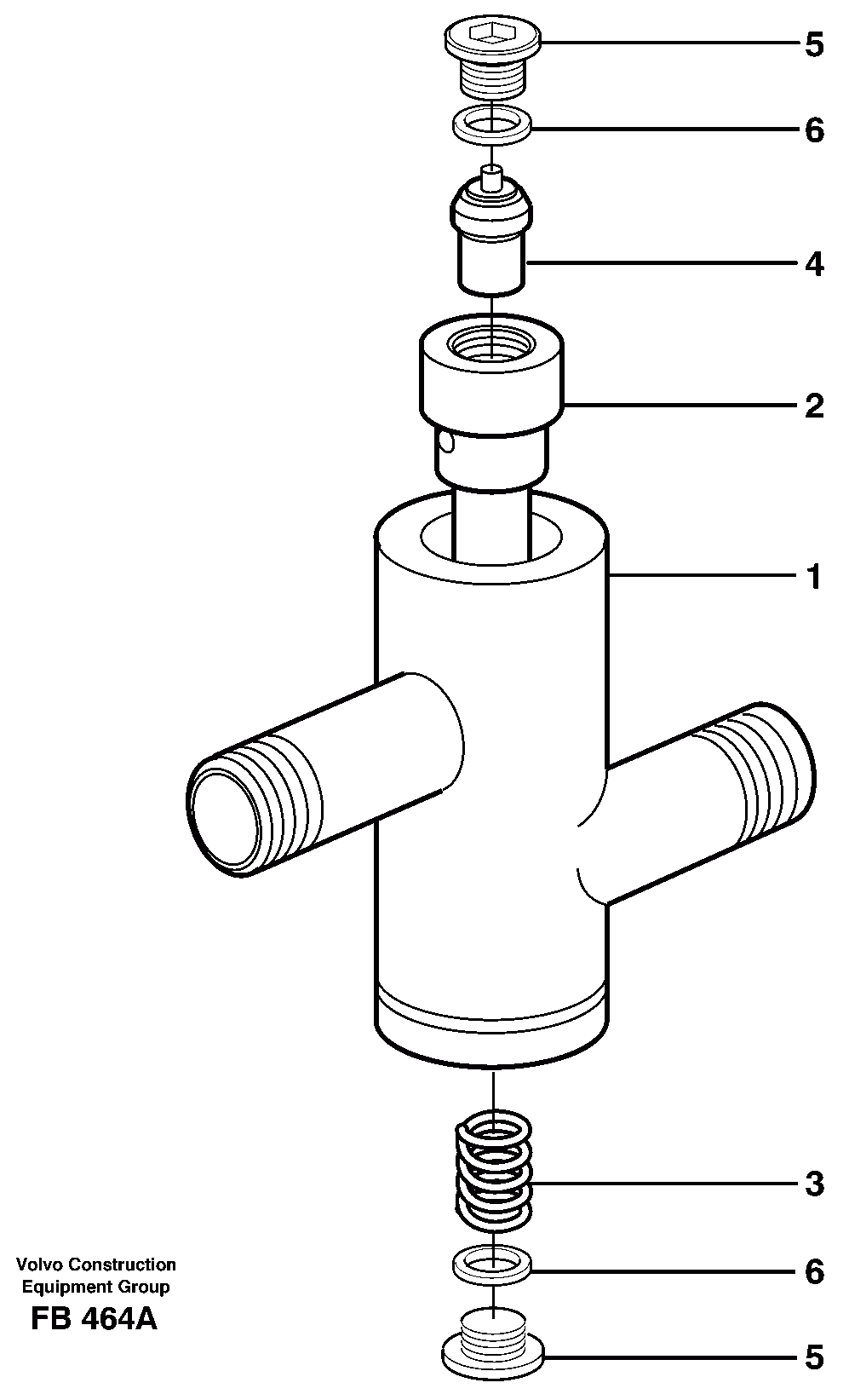 Схема запчастей Volvo EW230B - 11697 Thermostatic valve EW230B ?KERMAN ?KERMAN EW230B