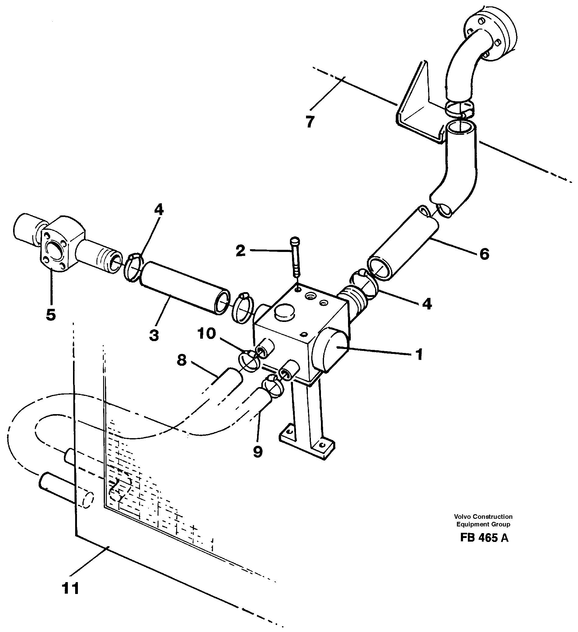 Схема запчастей Volvo EW230B - 30888 Hydraulic system, oil cooler EW230B ?KERMAN ?KERMAN EW230B