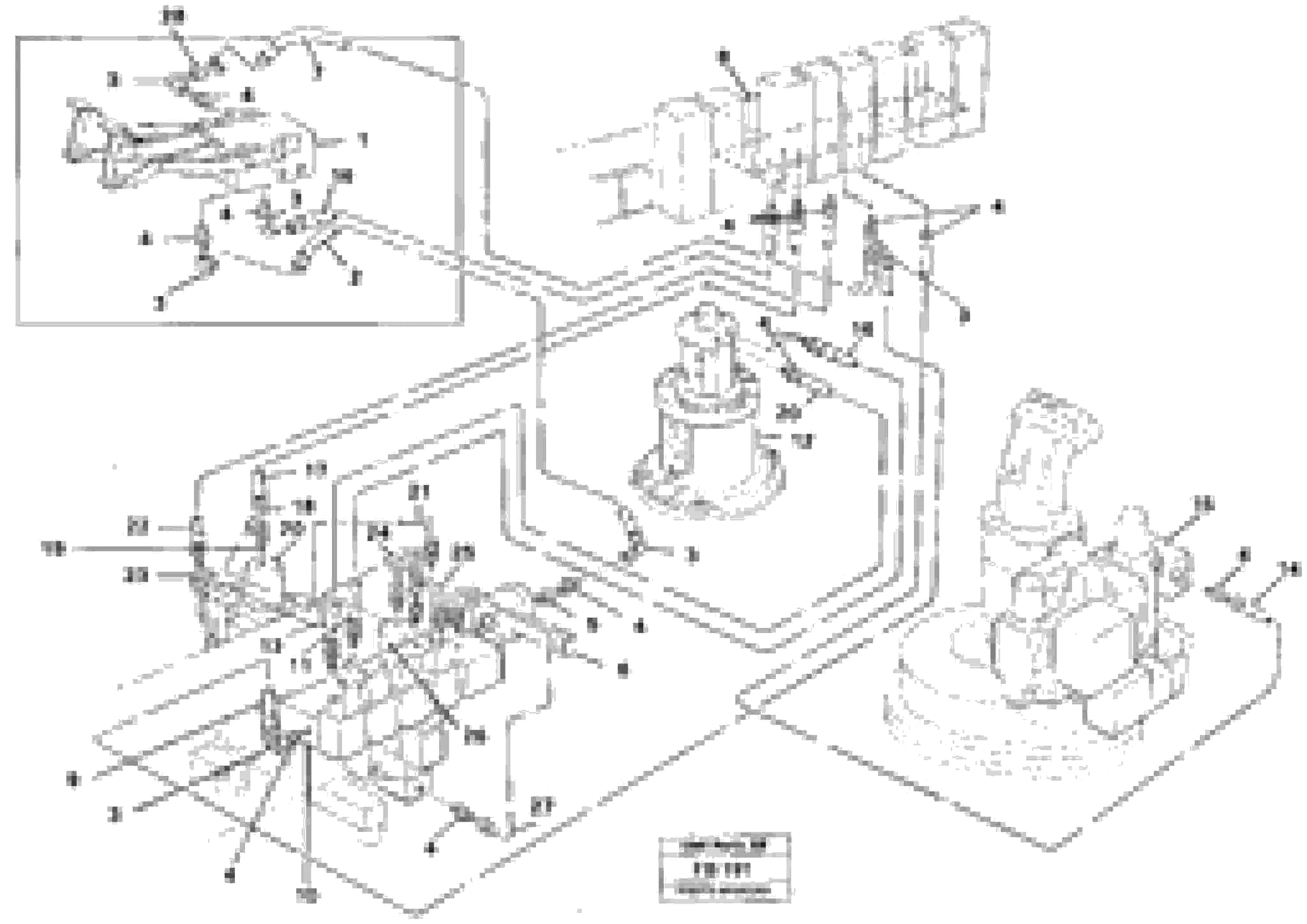 Схема запчастей Volvo EW230B - 30777 Servo system,incl travel and locking oscillating axle EW230B ?KERMAN ?KERMAN EW230B