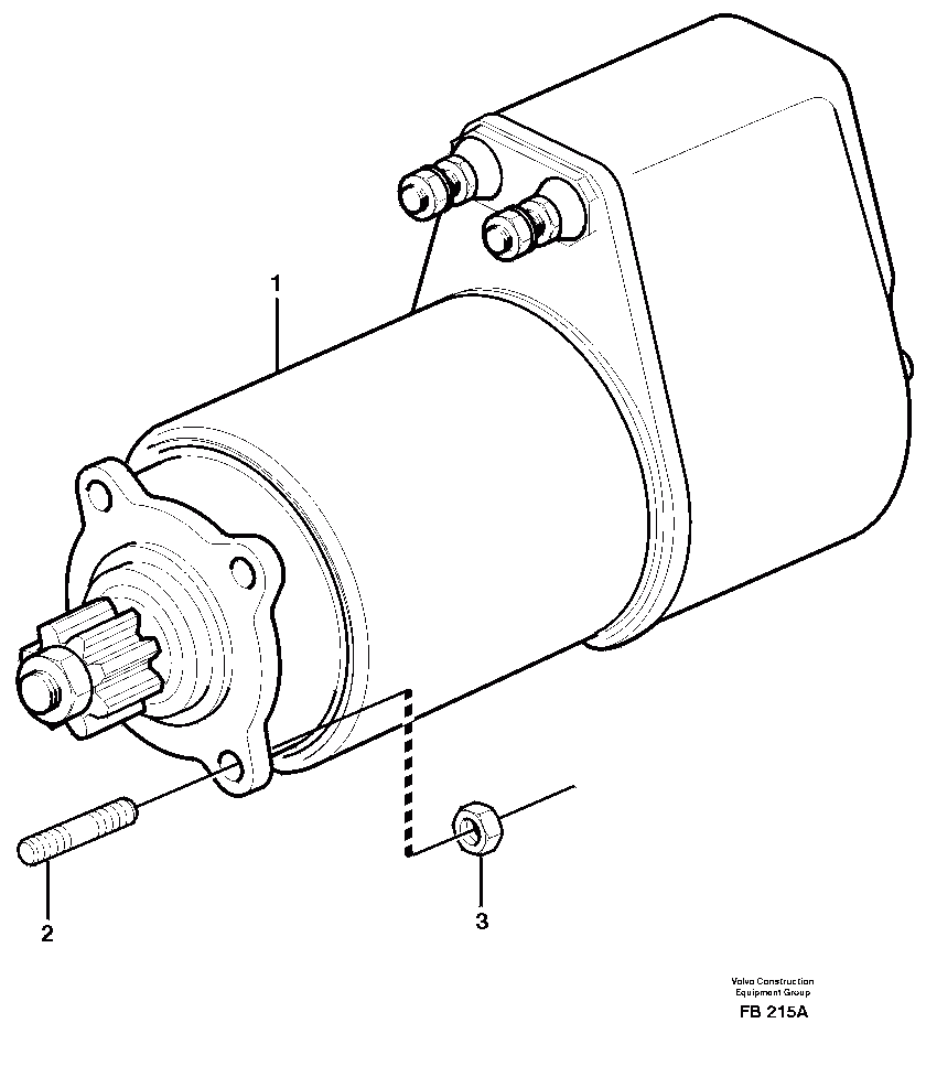 Схема запчастей Volvo EW230B - 31248 Starter motor, mounting EW230B ?KERMAN ?KERMAN EW230B