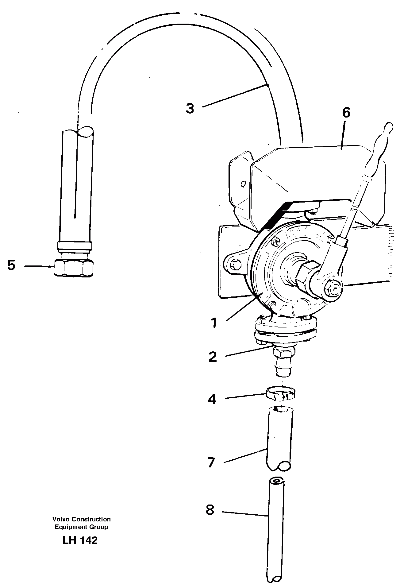 Схема запчастей Volvo EW230B - 71130 Hydraulic oil pump EW230B SER NO 1736-