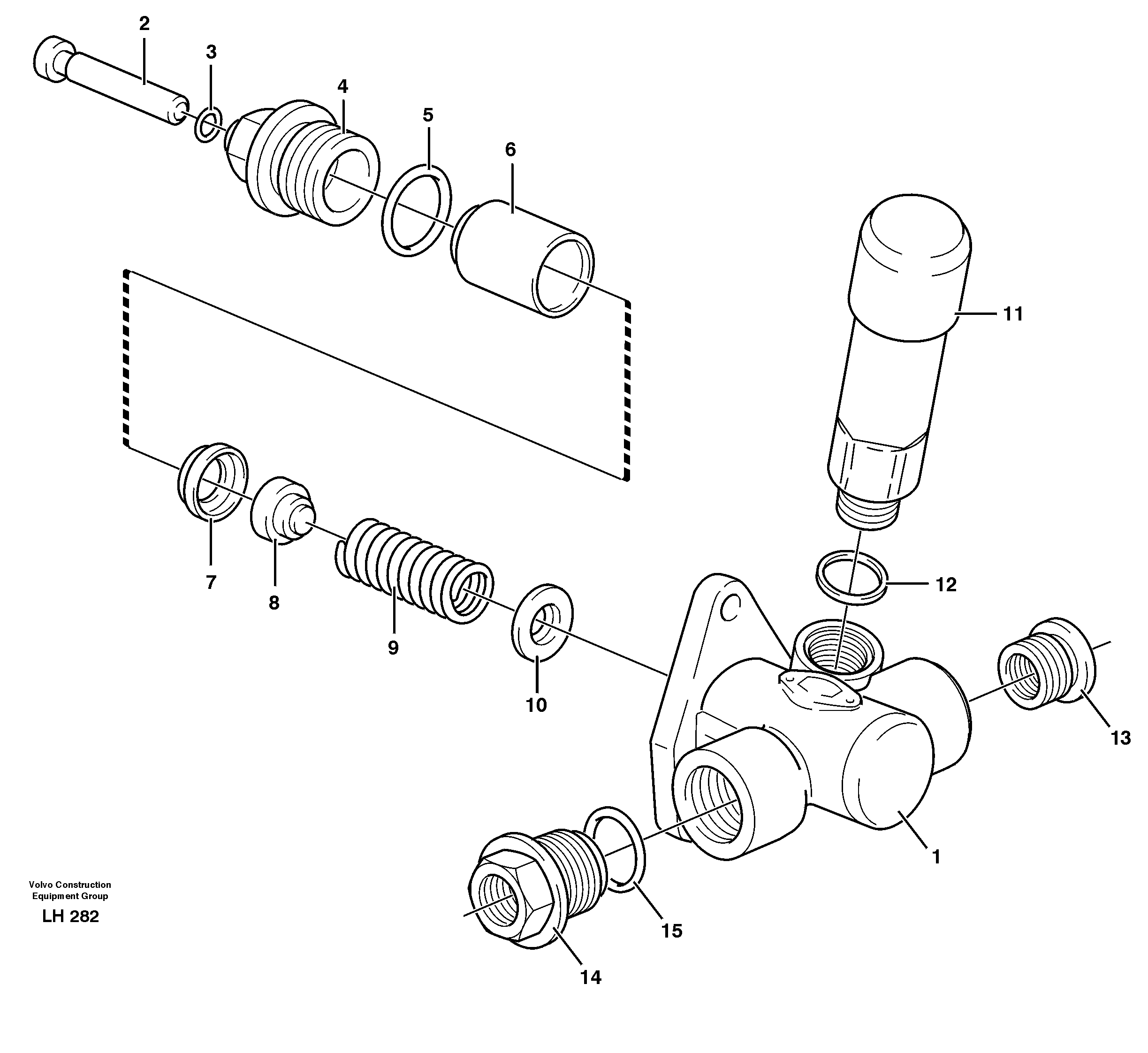 Схема запчастей Volvo EW230B - 95350 Feed pump EW230B SER NO 1736-