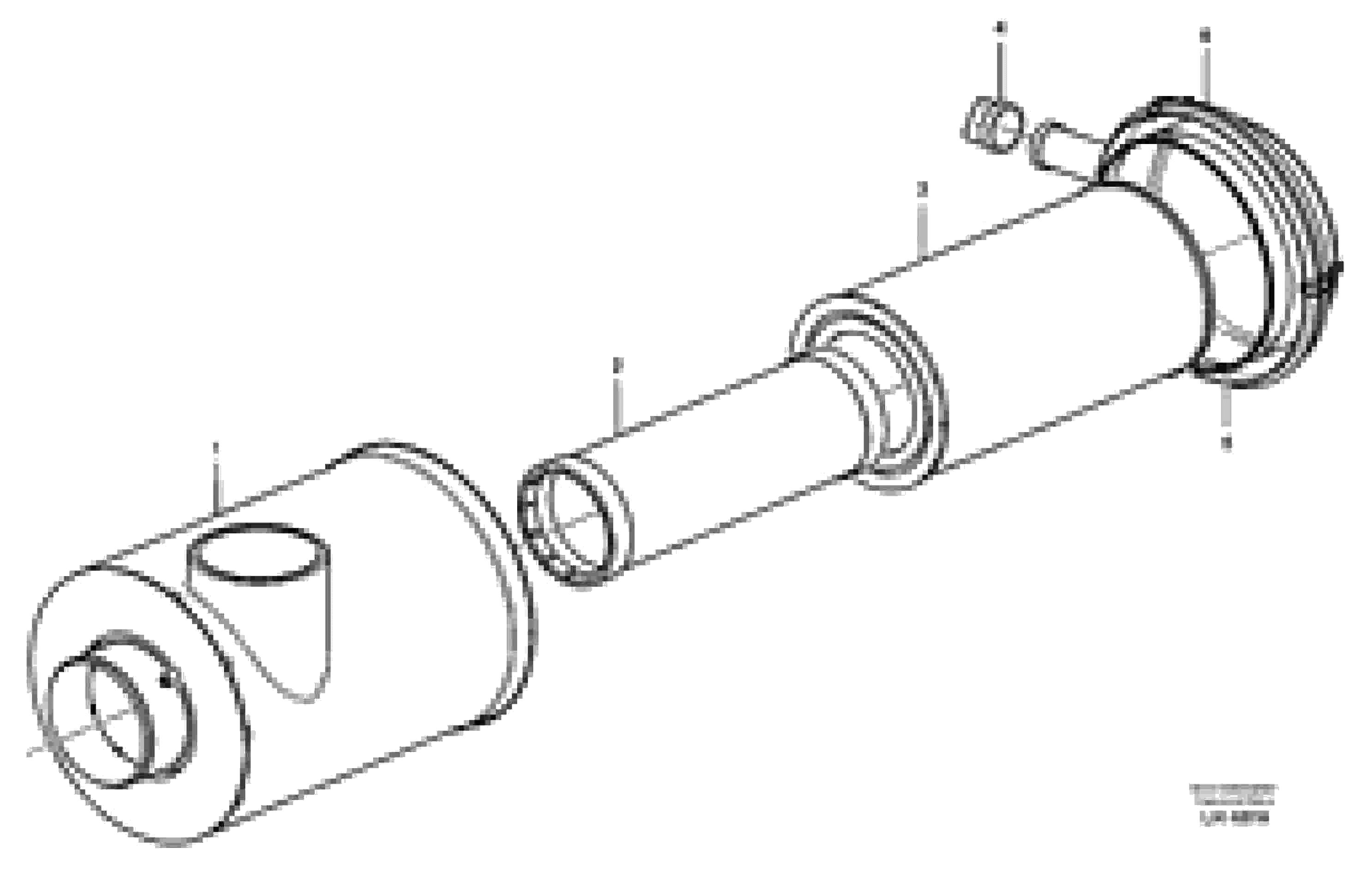 Схема запчастей Volvo EW230B - 30948 Фильтр воздушный EW230B SER NO 1736-