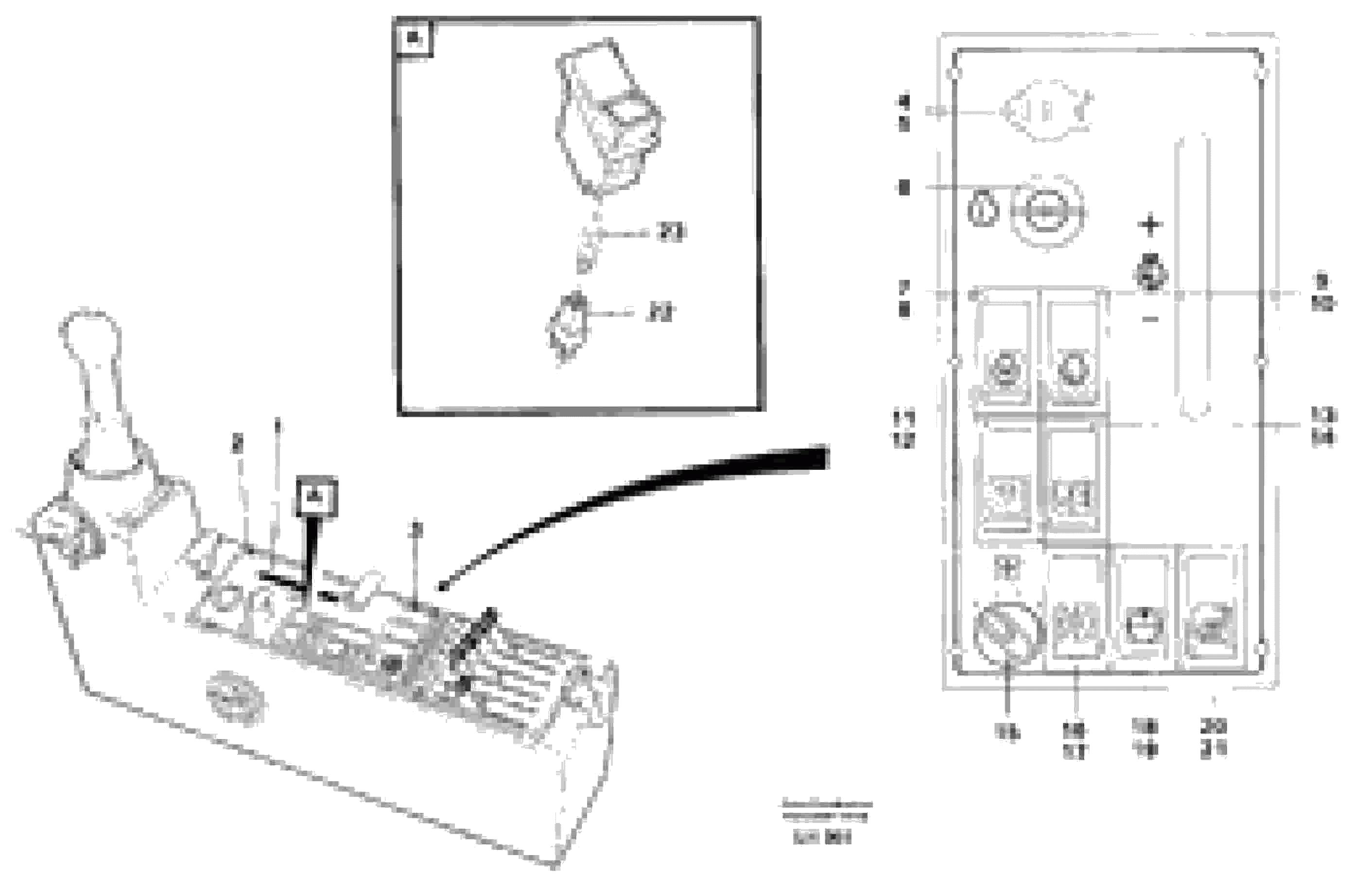 Схема запчастей Volvo EW230B - 105456 Engine control panel EW230B SER NO 1736-