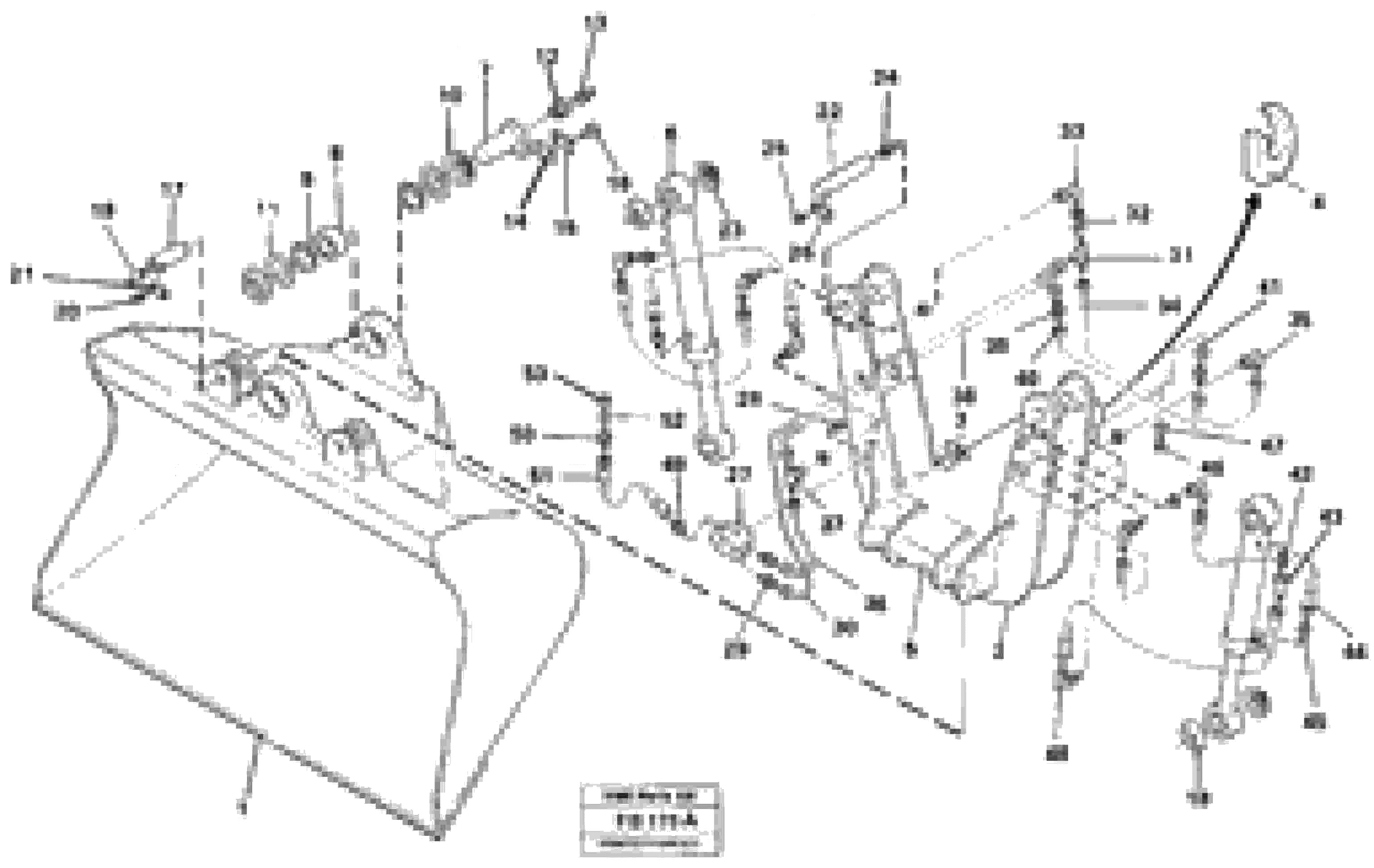 Схема запчастей Volvo EW230B - 28613 Articulated slope buckets EW230B ?KERMAN ?KERMAN EW230B