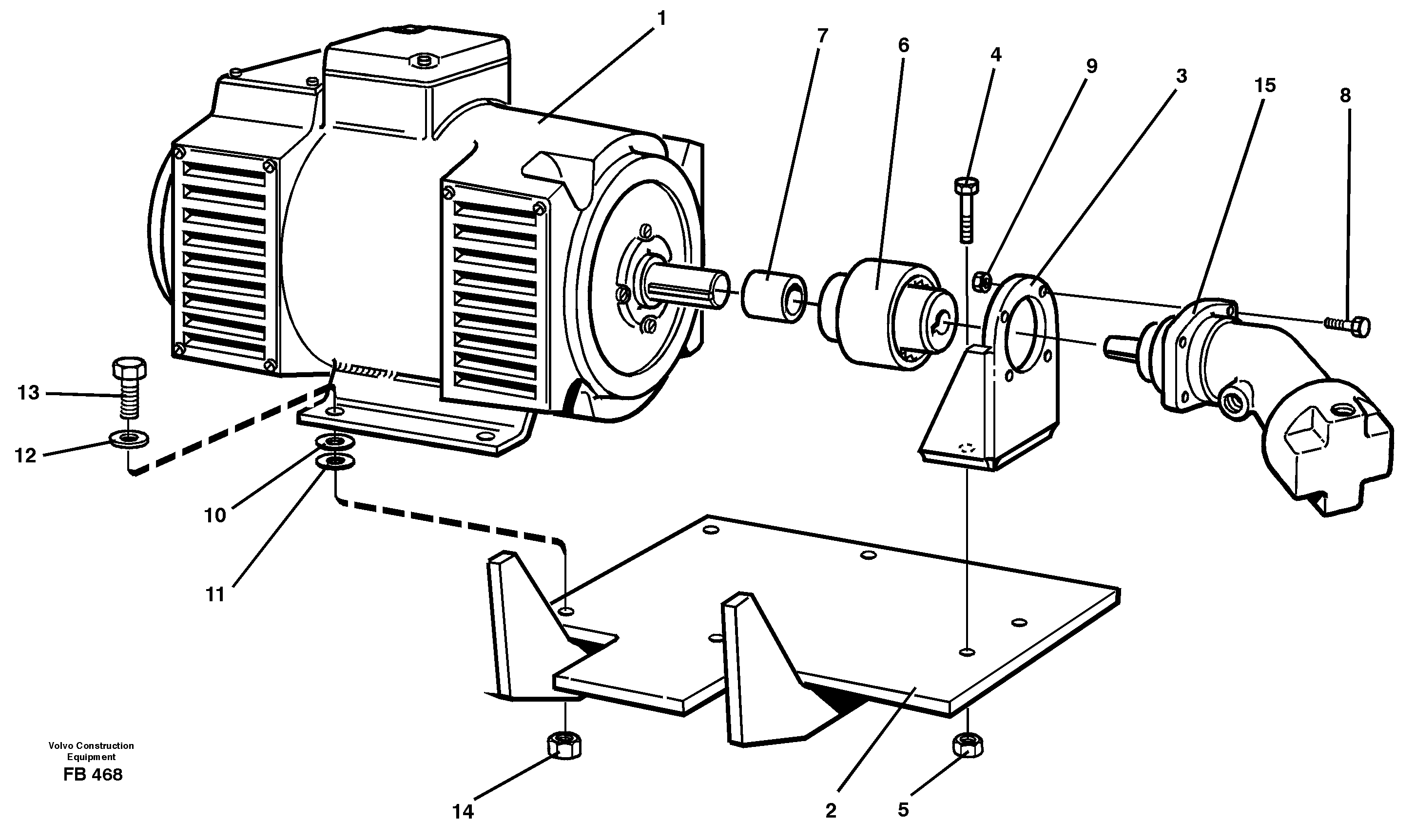 Схема запчастей Volvo EW230B - 33684 Magnet equipment, Almhultalternator installation EW230B ?KERMAN ?KERMAN EW230B