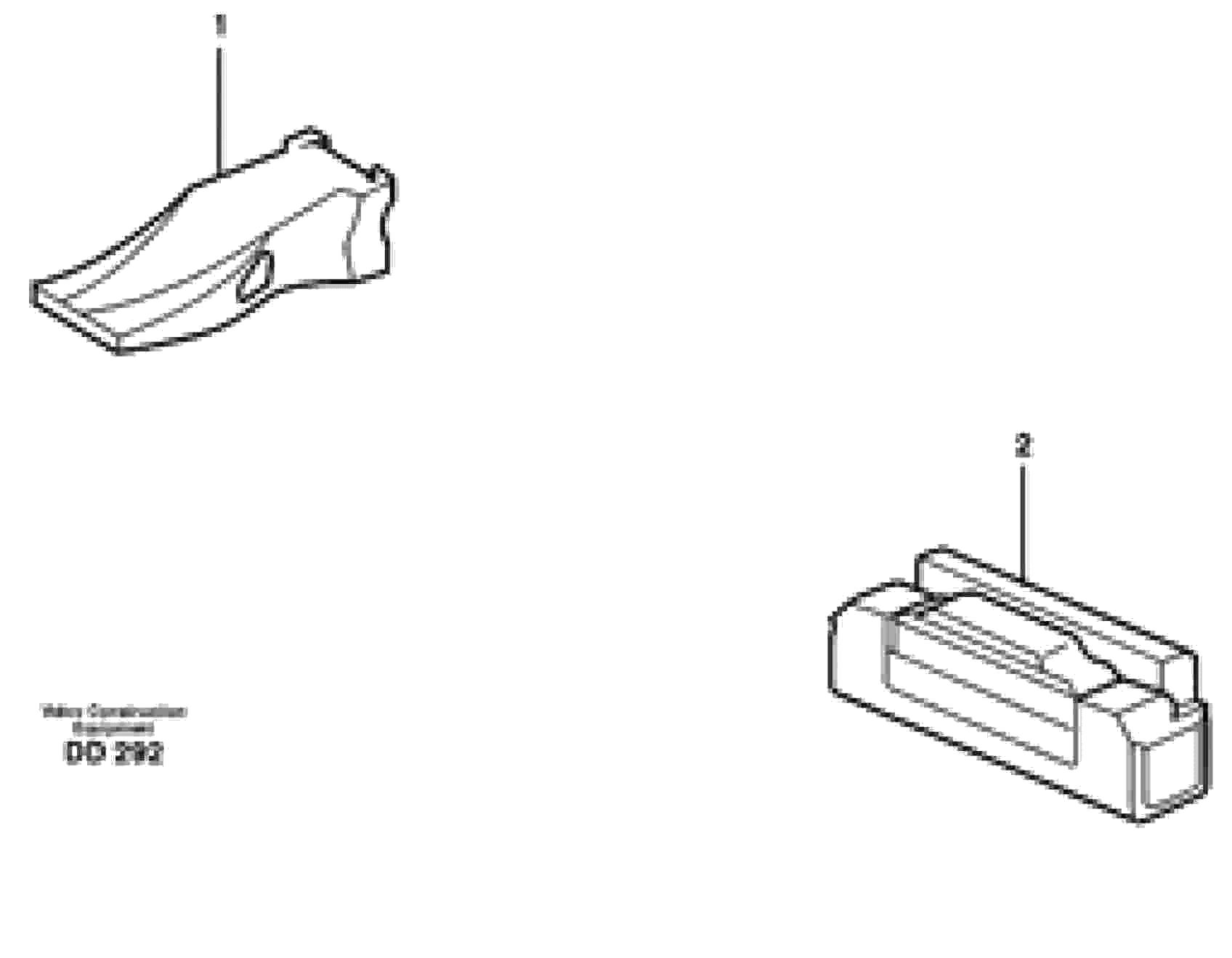 Схема запчастей Volvo EC620 - 36721 Зуб ковша ATTACHMENTS ATTACHMENTS BUCKETS