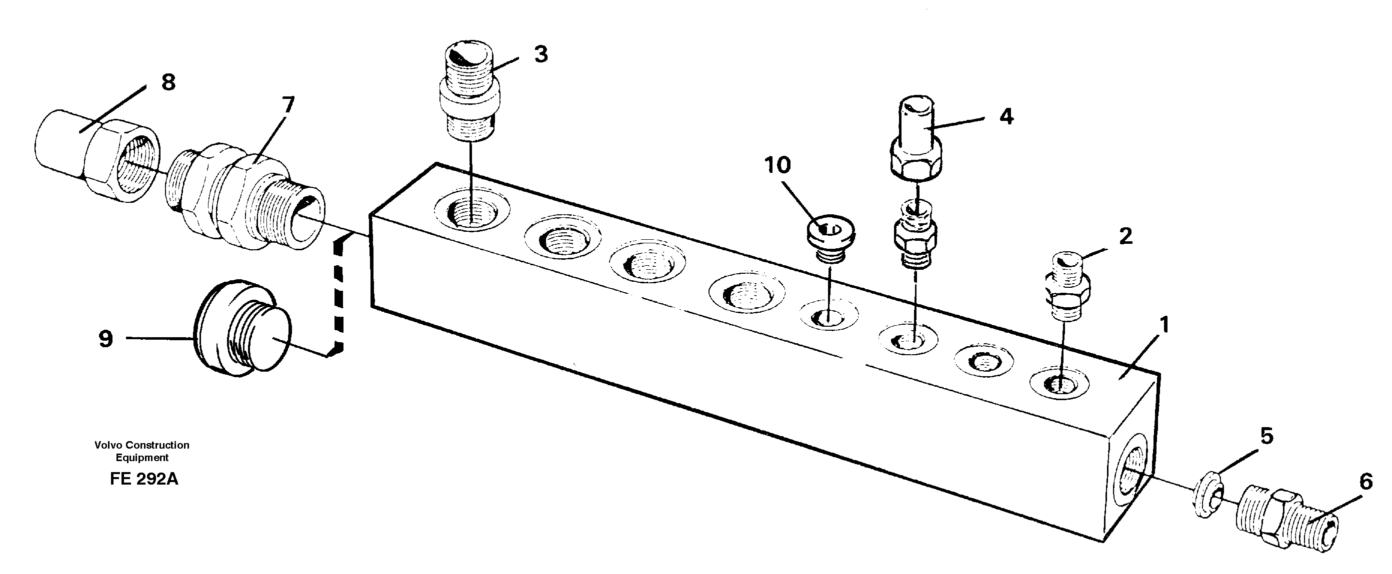 Схема запчастей Volvo EC620 - 36118 Connection board EC620 ?KERMAN ?KERMAN EC620 SER NO - 445