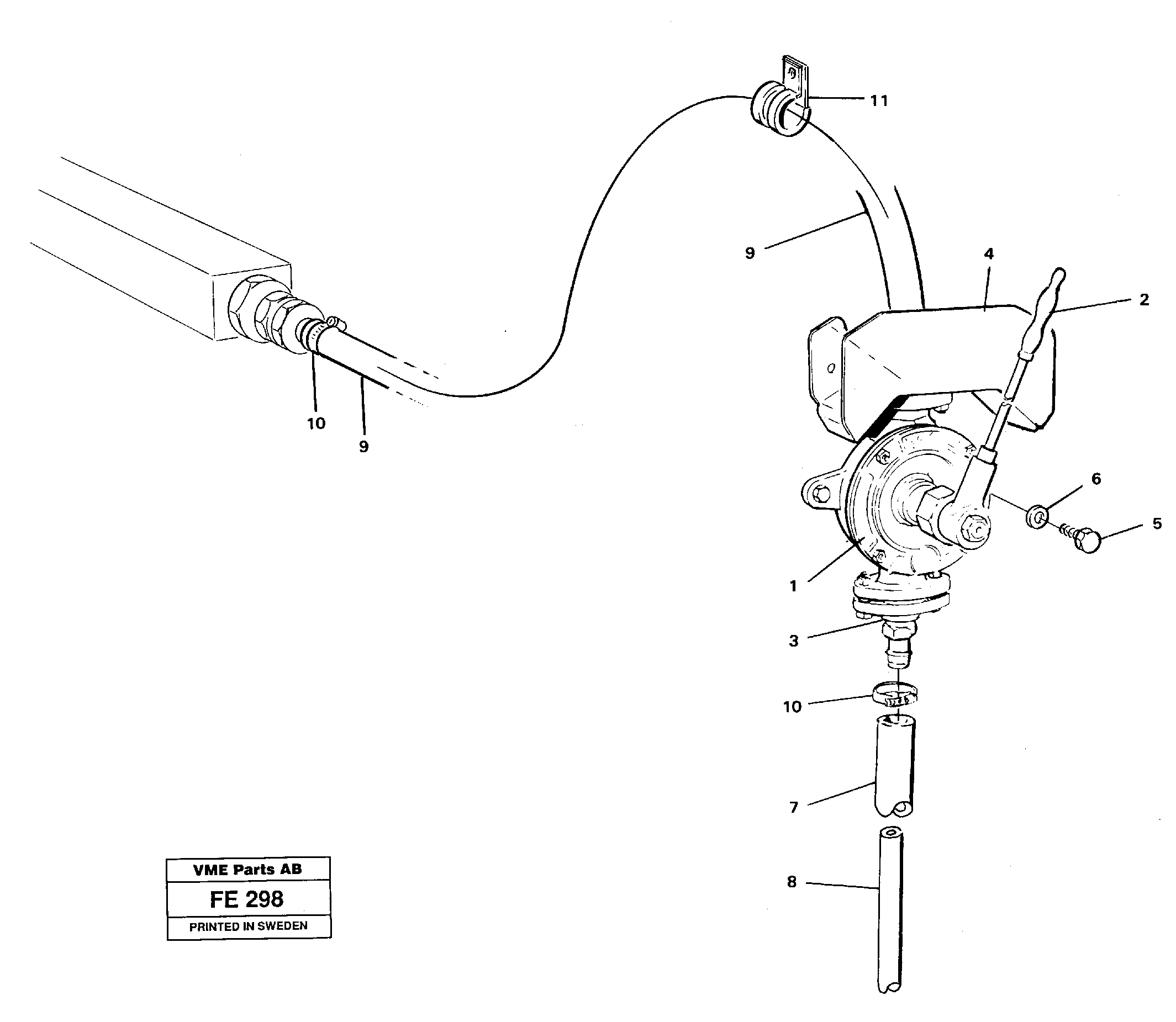 Схема запчастей Volvo EC620 - 73924 Hand pump EC620 ?KERMAN ?KERMAN EC620 SER NO - 445