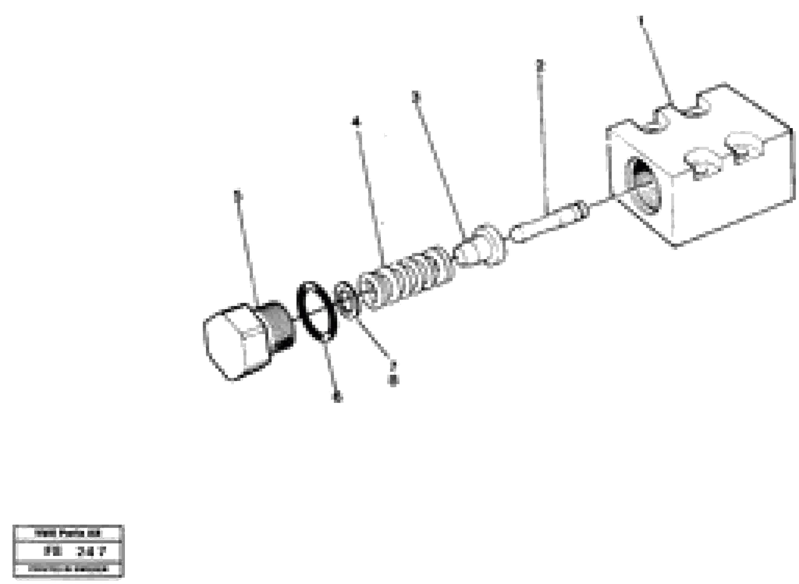 Схема запчастей Volvo EC620 - 36389 Pressure limiting valve EC620 ?KERMAN ?KERMAN EC620 SER NO - 445