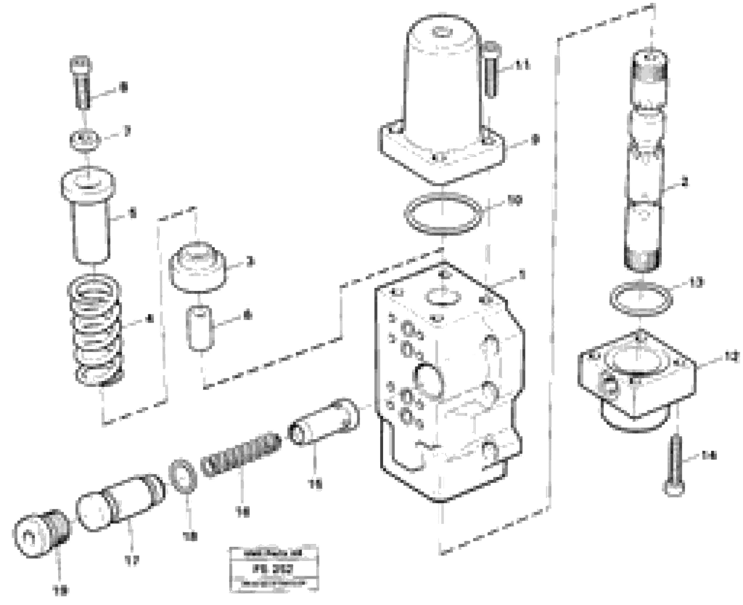 Схема запчастей Volvo EC620 - 4926 Four-way valve EC620 ?KERMAN ?KERMAN EC620 SER NO - 445