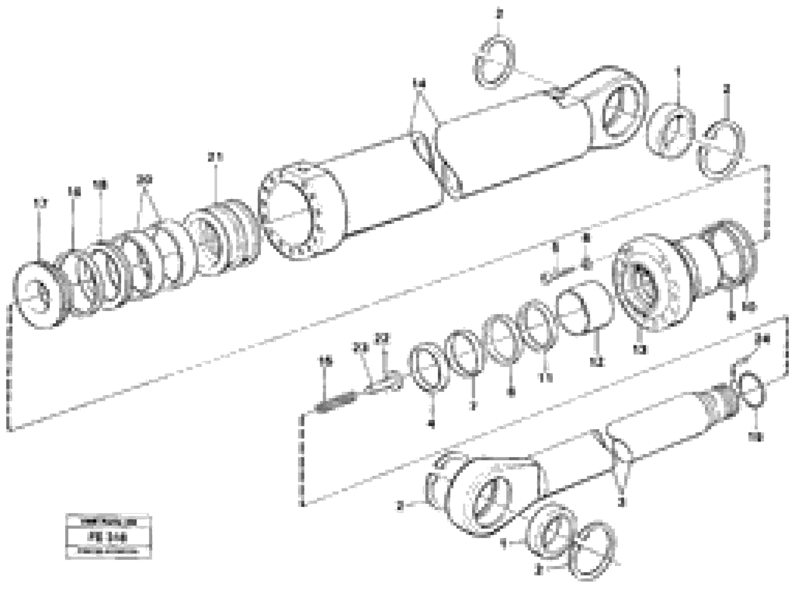 Схема запчастей Volvo EC620 - 16094 Boom and bucket cylinder, Mass Excavation EC620 ?KERMAN ?KERMAN EC620 SER NO - 445