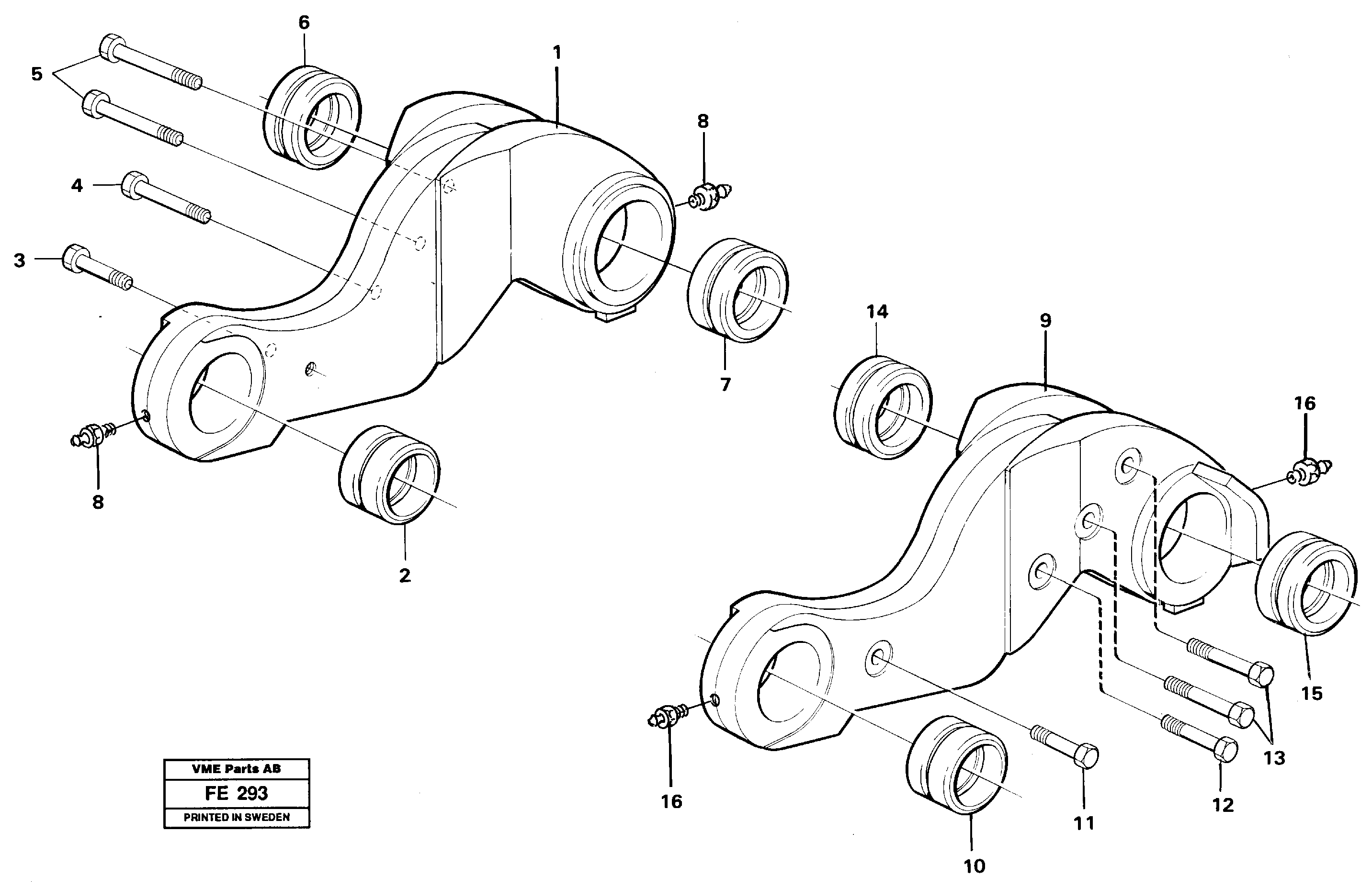 Схема запчастей Volvo EC620 - 41419 Lever EC620 ?KERMAN ?KERMAN EC620 SER NO - 445